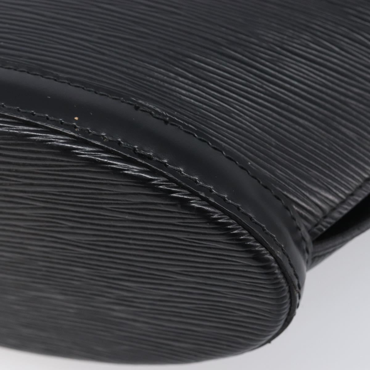 LOUIS VUITTON Epi Saint Jacques Shopping Shoulder Bag Black M52272 Auth 201369