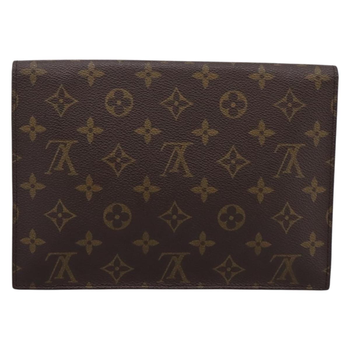 LOUIS VUITTON Monogram Pochette Rabat 23 Clutch Bag M51940 LV Auth 201378