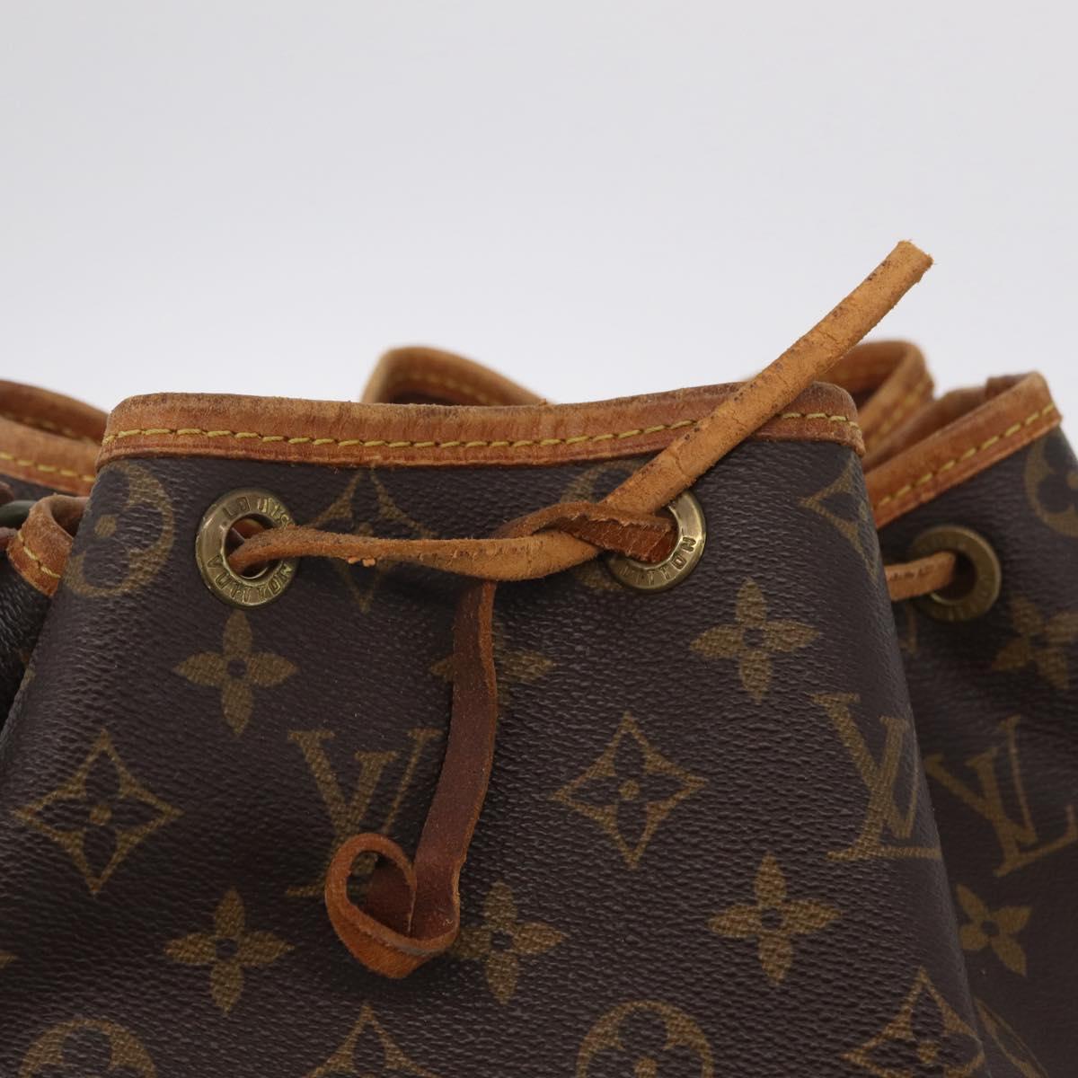 LOUIS VUITTON Monogram Noe Shoulder Bag M42224 LV Auth 201380