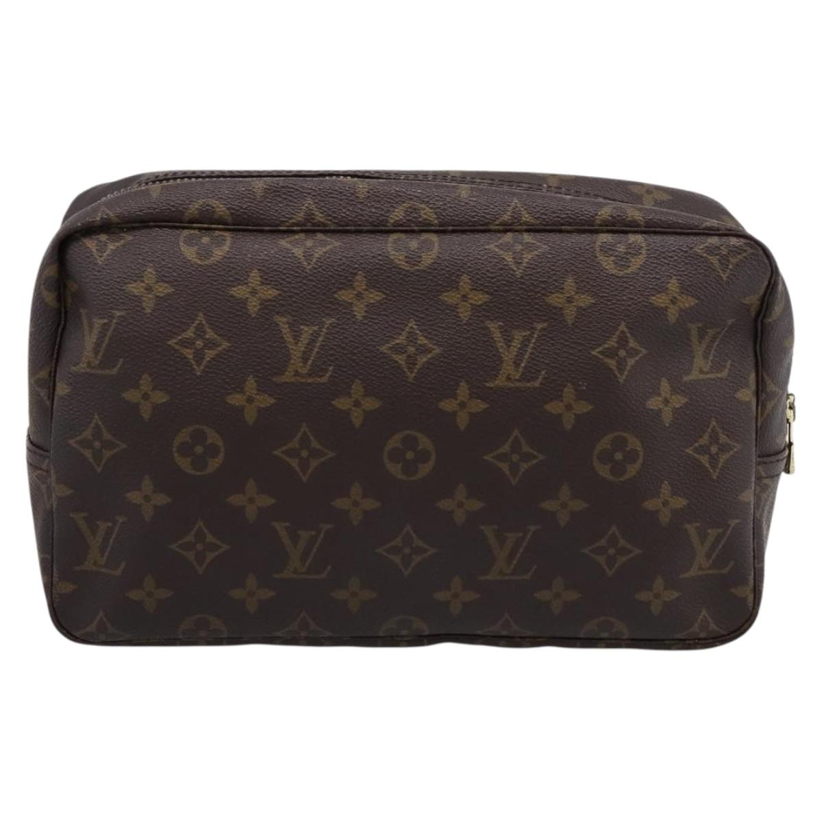 LOUIS VUITTON Monogram Trousse Toilette 28 Clutch Bag M47522 LV Auth 201381