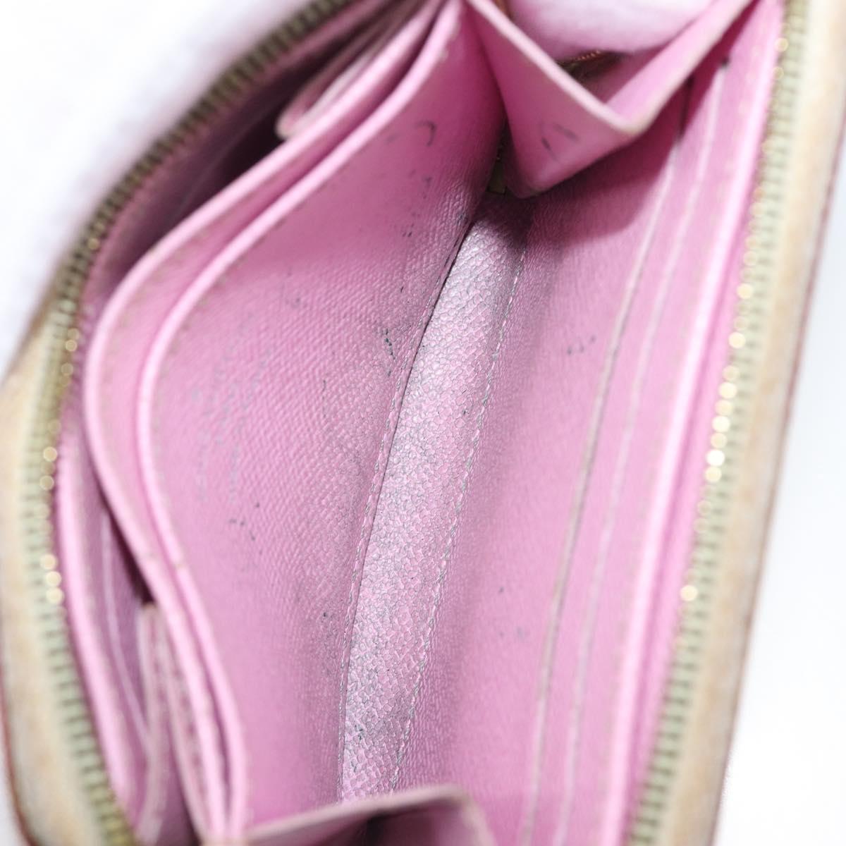 LOUIS VUITTON Monogram Multicolor Zippy Coin Purse White M93741 LV Auth 201382
