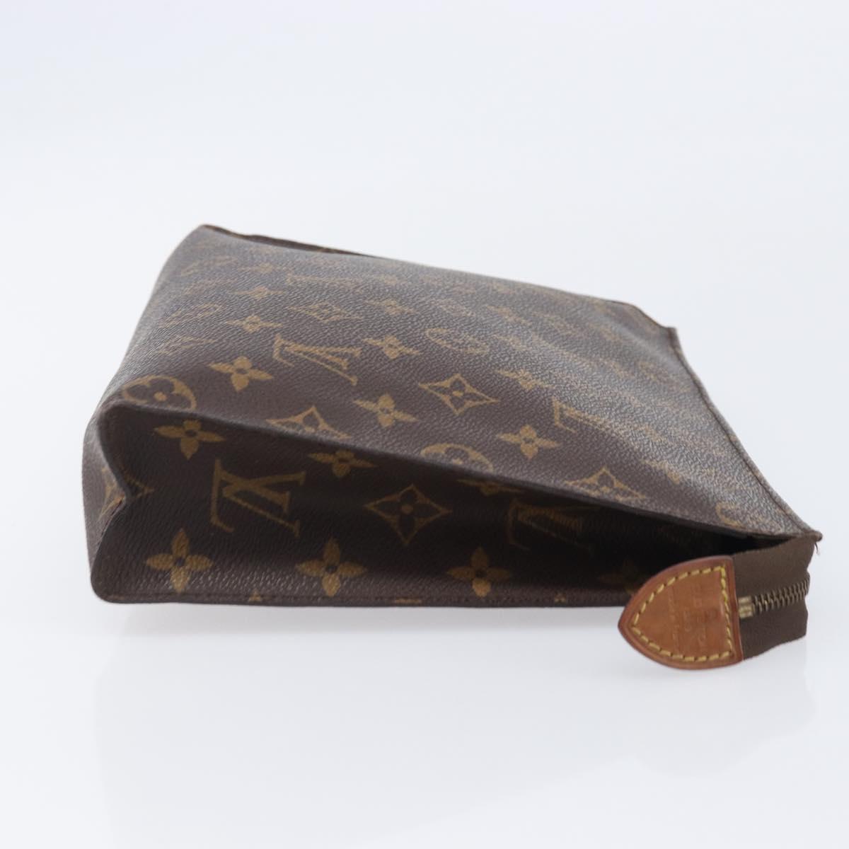 LOUIS VUITTON Monogram Poche Toilette 26 Pouch M47542 LV Auth 201386