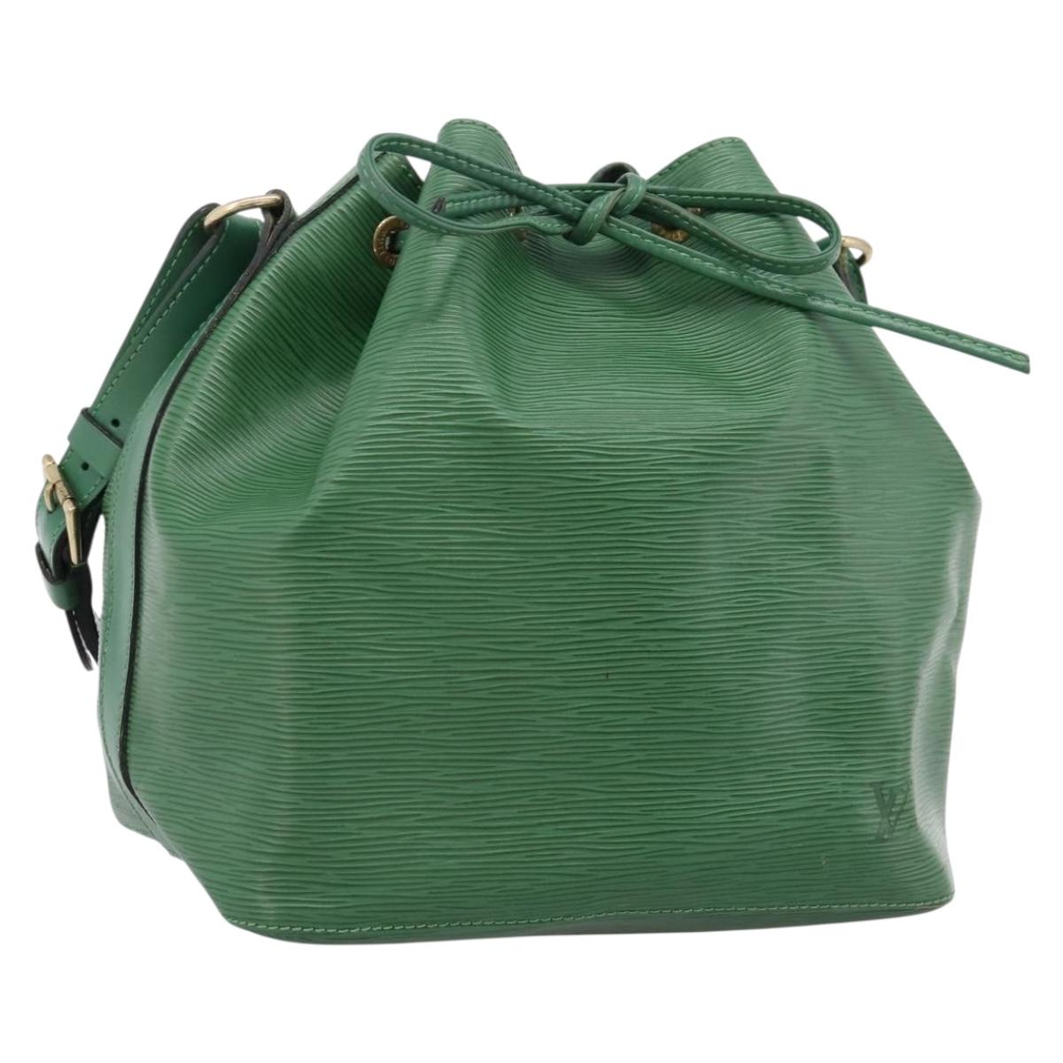 LOUIS VUITTON Epi Petit Noe Shoulder Bag Green M44104 LV Auth 201395V