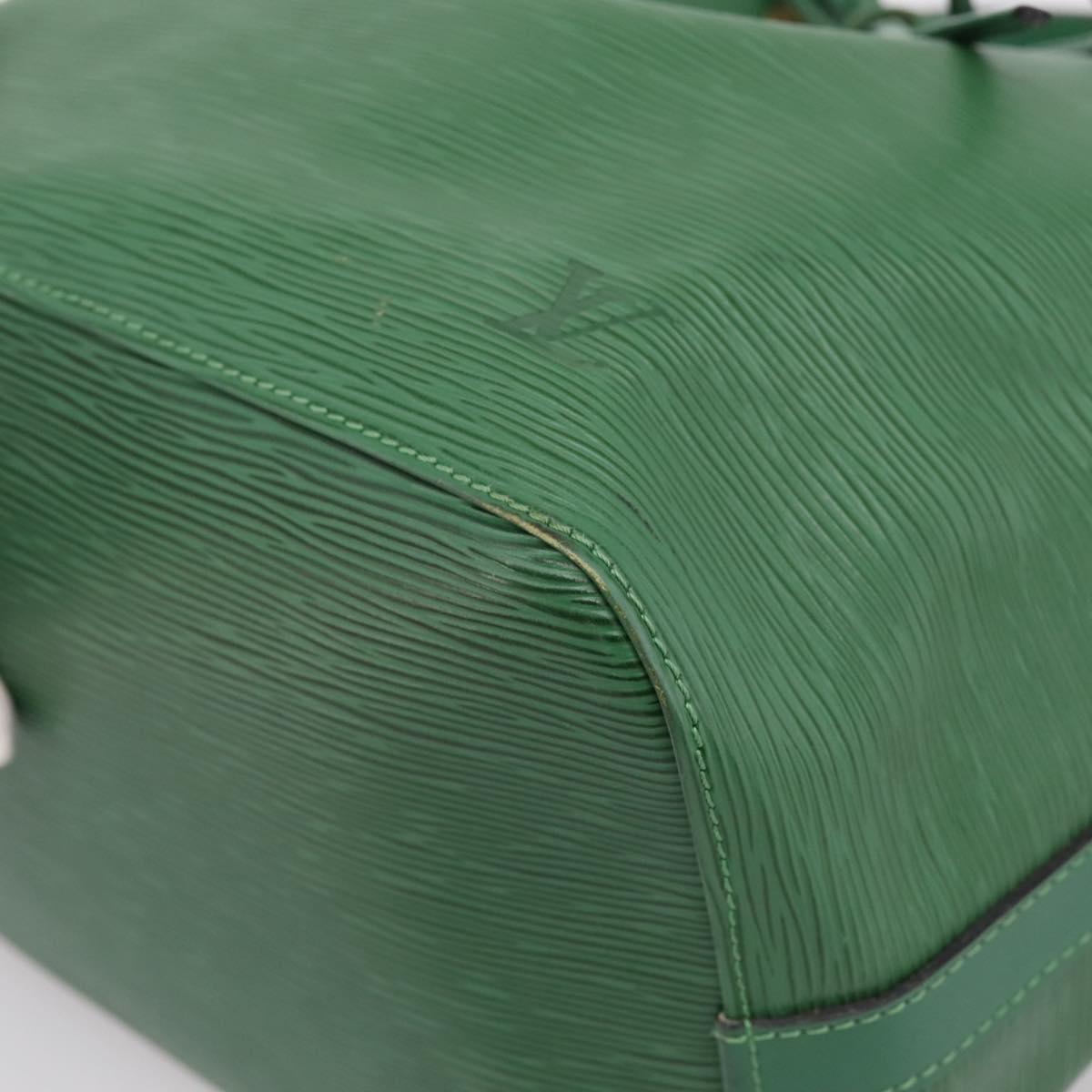 LOUIS VUITTON Epi Petit Noe Shoulder Bag Green M44104 LV Auth 201395V