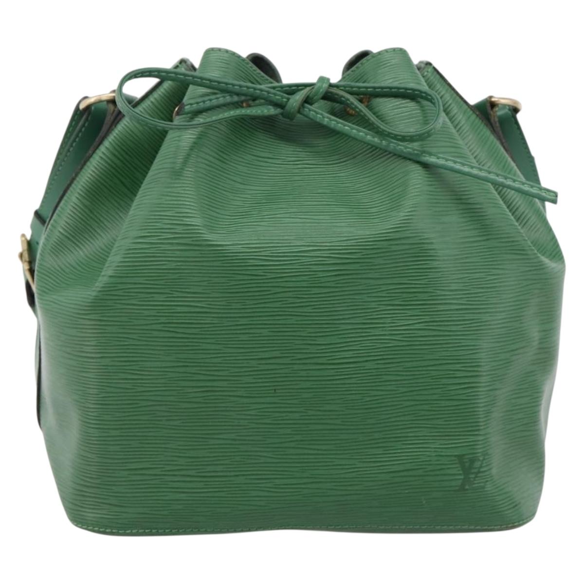 LOUIS VUITTON Epi Petit Noe Shoulder Bag Green M44104 LV Auth 201395V