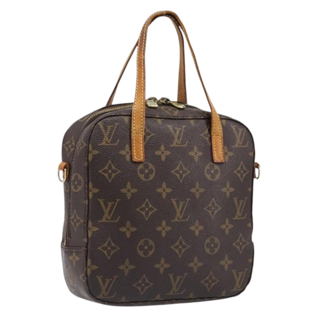 LOUIS VUITTON Monogram Spontini Hand Bag M47500 LV Auth 201399