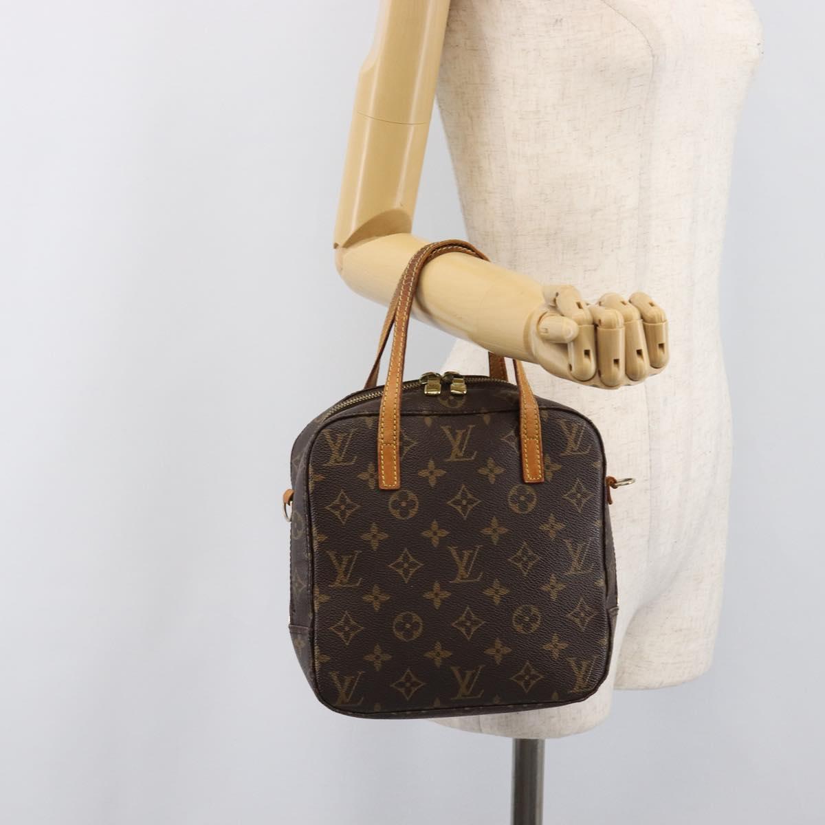 LOUIS VUITTON Monogram Spontini Hand Bag M47500 LV Auth 201399