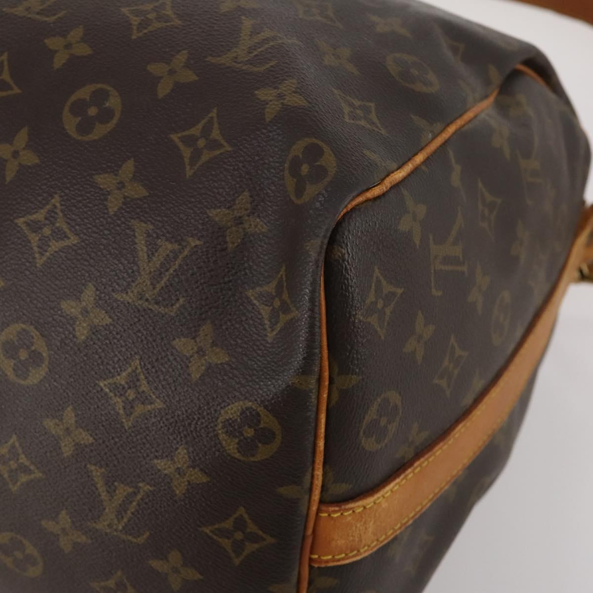LOUIS VUITTON Monogram Keepall Bandouliere 50 Boston Bag M41416 LV Auth 201401