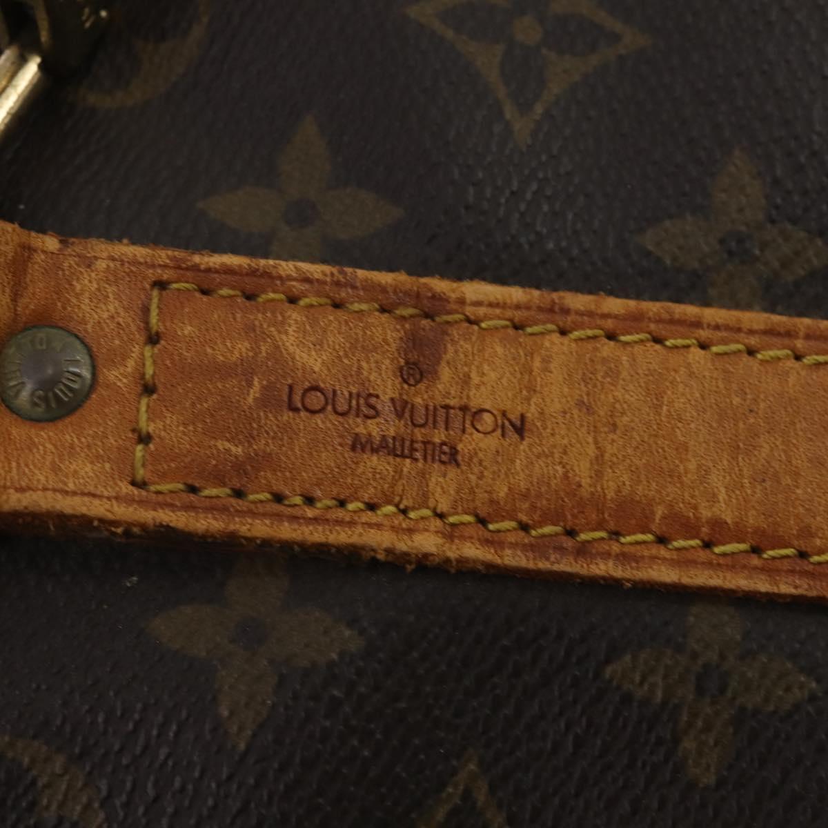 LOUIS VUITTON Monogram Keepall Bandouliere 50 Boston Bag M41416 LV Auth 201401