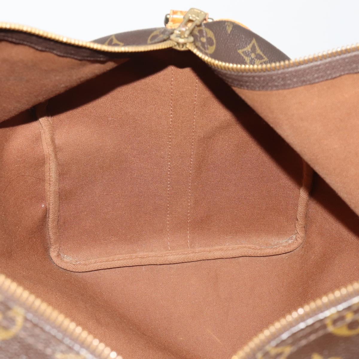 LOUIS VUITTON Monogram Keepall Bandouliere 50 Boston Bag M41416 LV Auth 201401