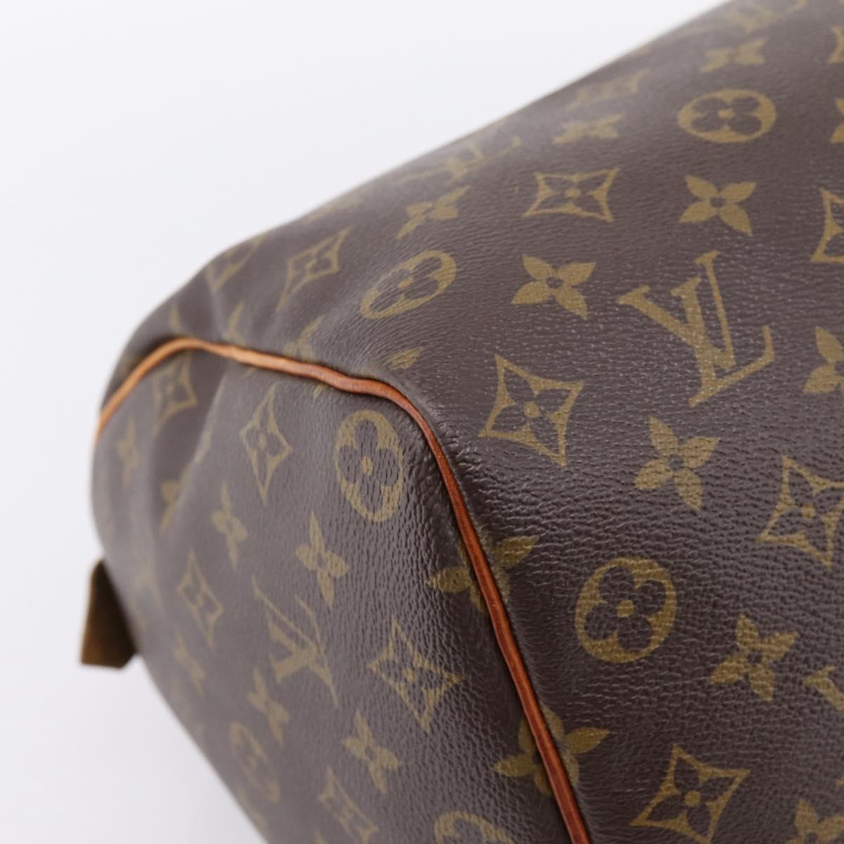 LOUIS VUITTON Monogram Speedy 35 Hand Bag M41524 LV Auth 201407A