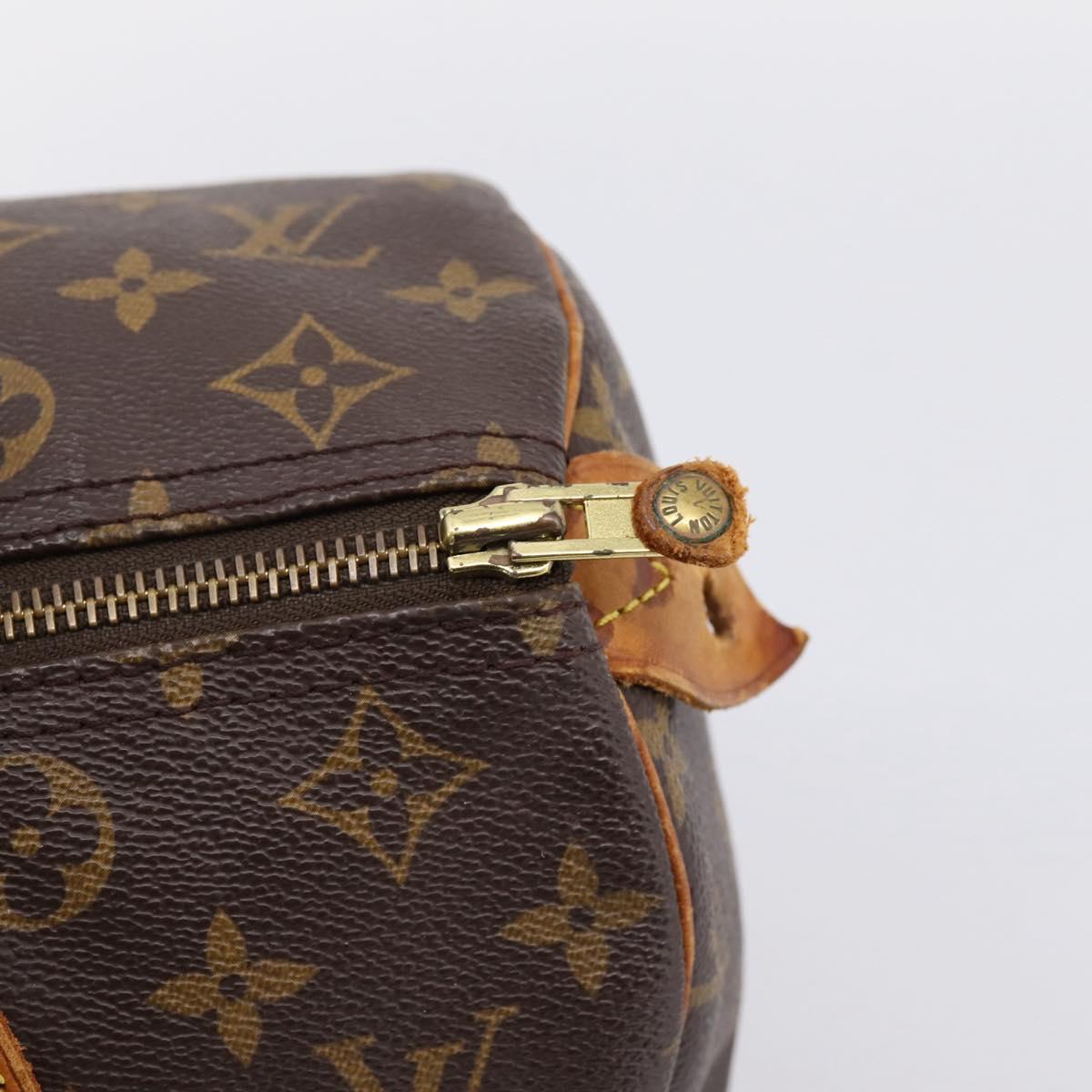 LOUIS VUITTON Monogram Speedy 30 Hand Bag M41526 LV Auth 201410