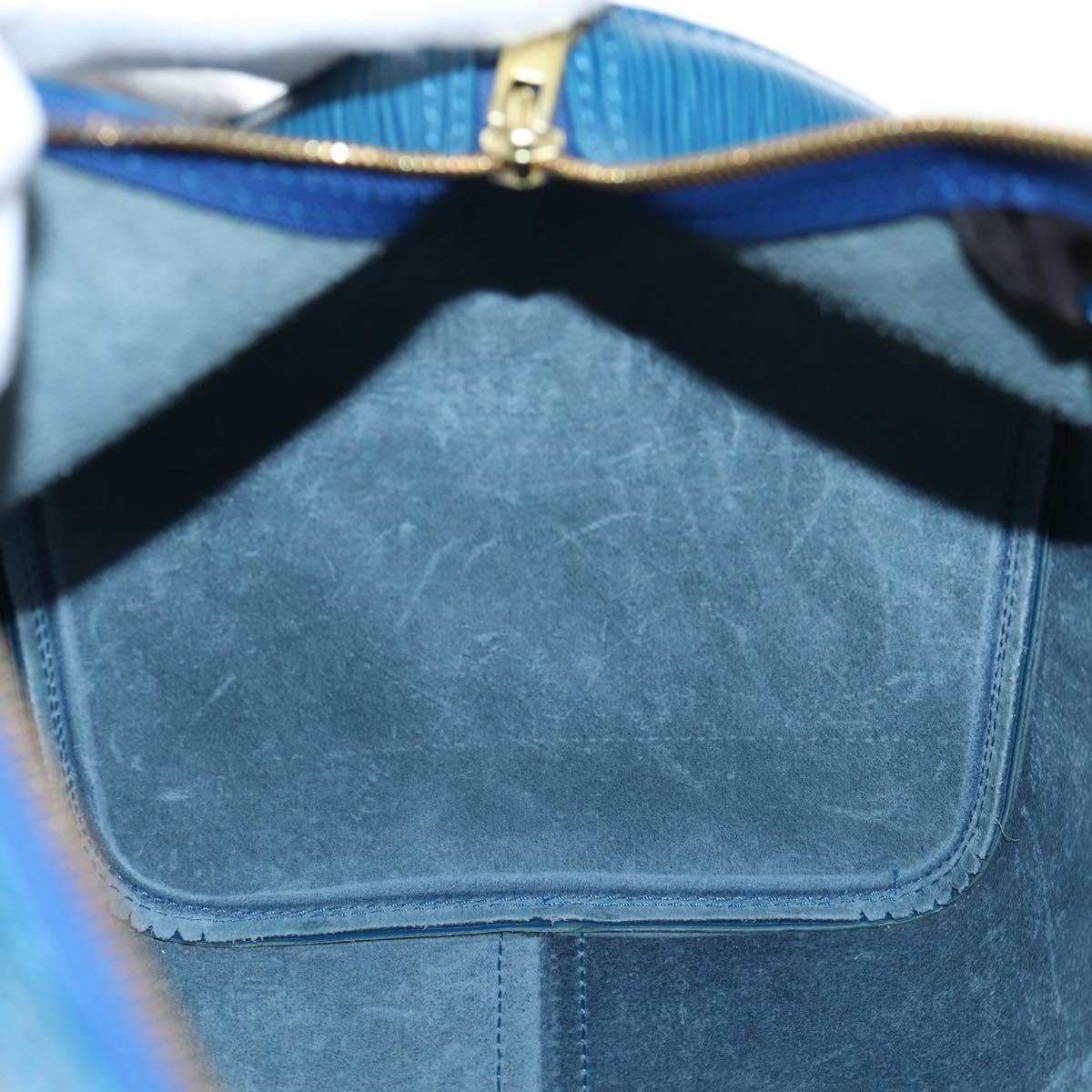 LOUIS VUITTON Epi Speedy 35 Hand Bag Toledo Blue M42995 LV Auth 201415V