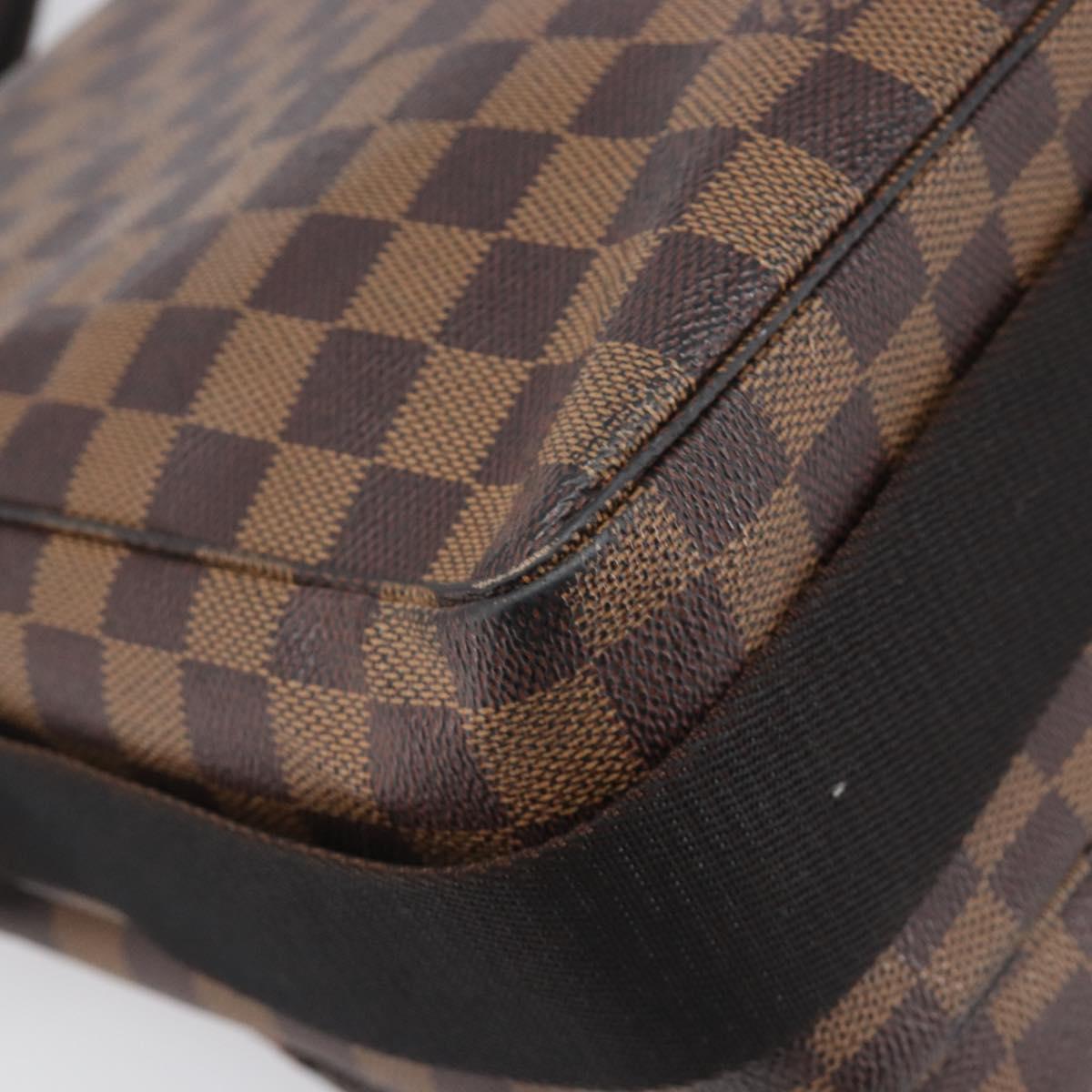 LOUIS VUITTON Damier Ebene Broadway Shoulder Bag N42270 LV Auth 201417