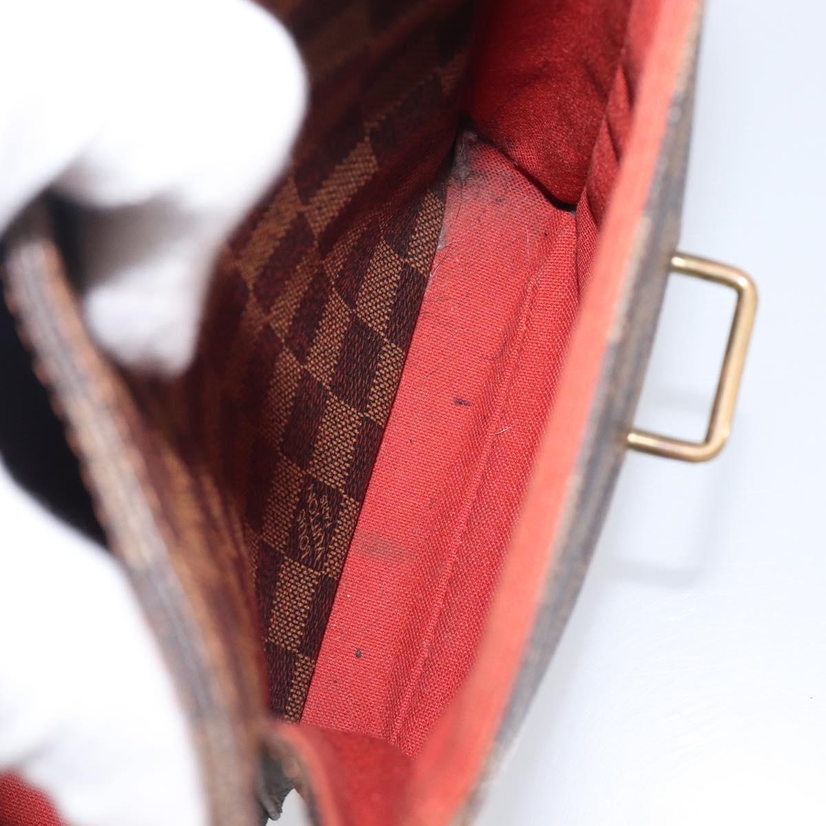 LOUIS VUITTON Damier Ebene Broadway Shoulder Bag N42270 LV Auth 201417