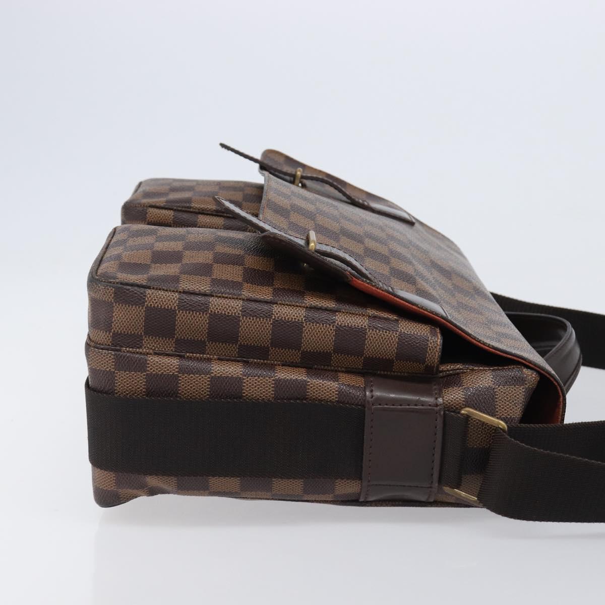 LOUIS VUITTON Damier Ebene Broadway Shoulder Bag N42270 LV Auth 201417