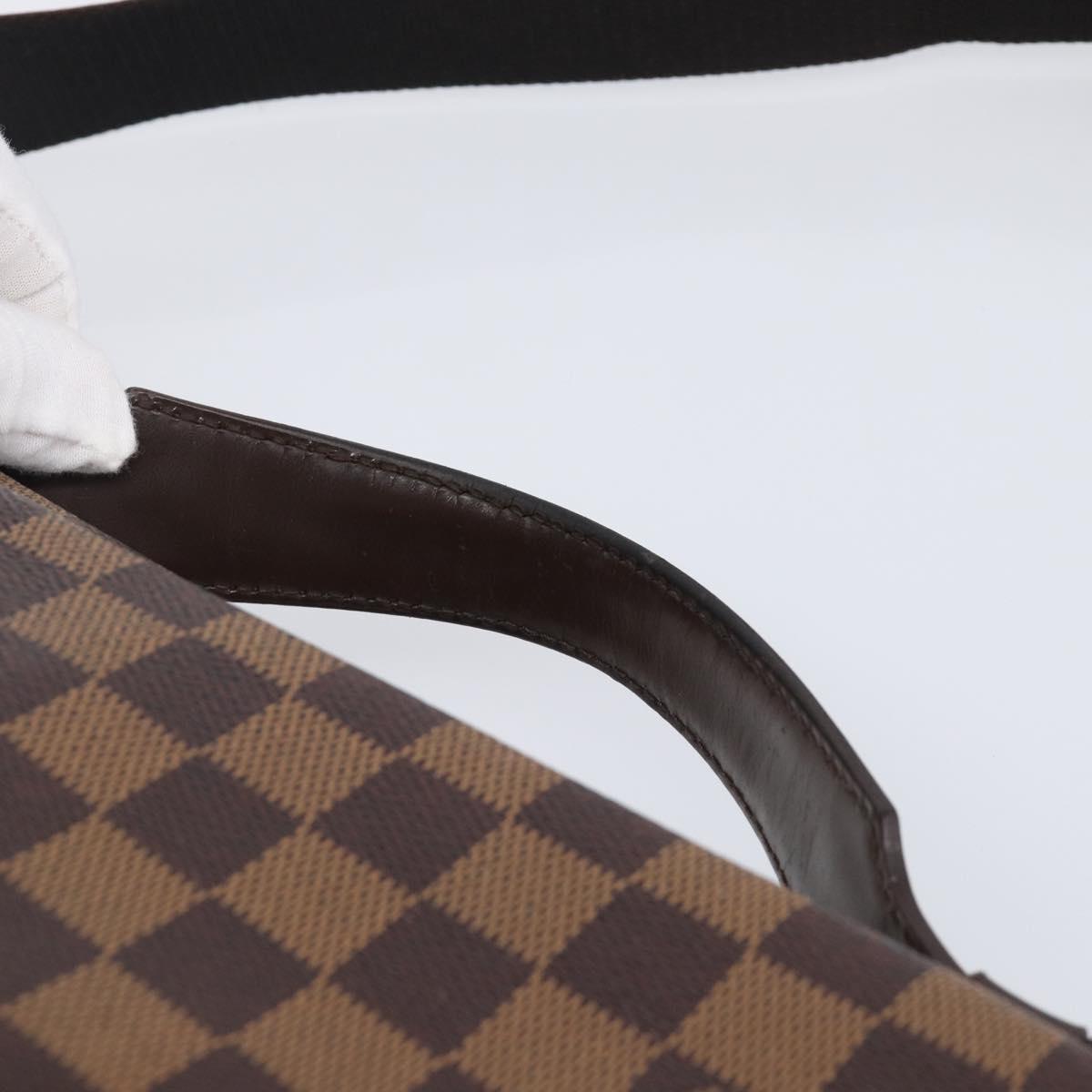 LOUIS VUITTON Damier Ebene Broadway Shoulder Bag N42270 LV Auth 201417
