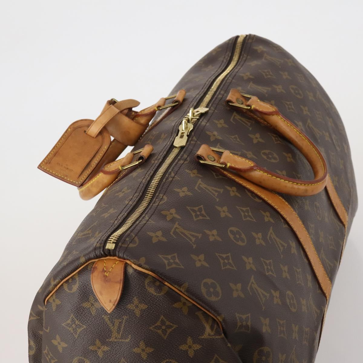 LOUIS VUITTON Monogram Keepall 50 Boston Bag M41426 LV Auth 201418A