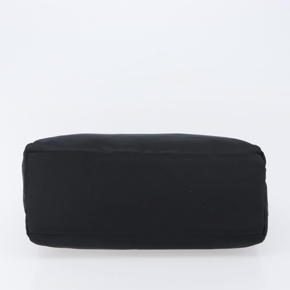 PRADA Hand Bag Nylon Black Auth 201421