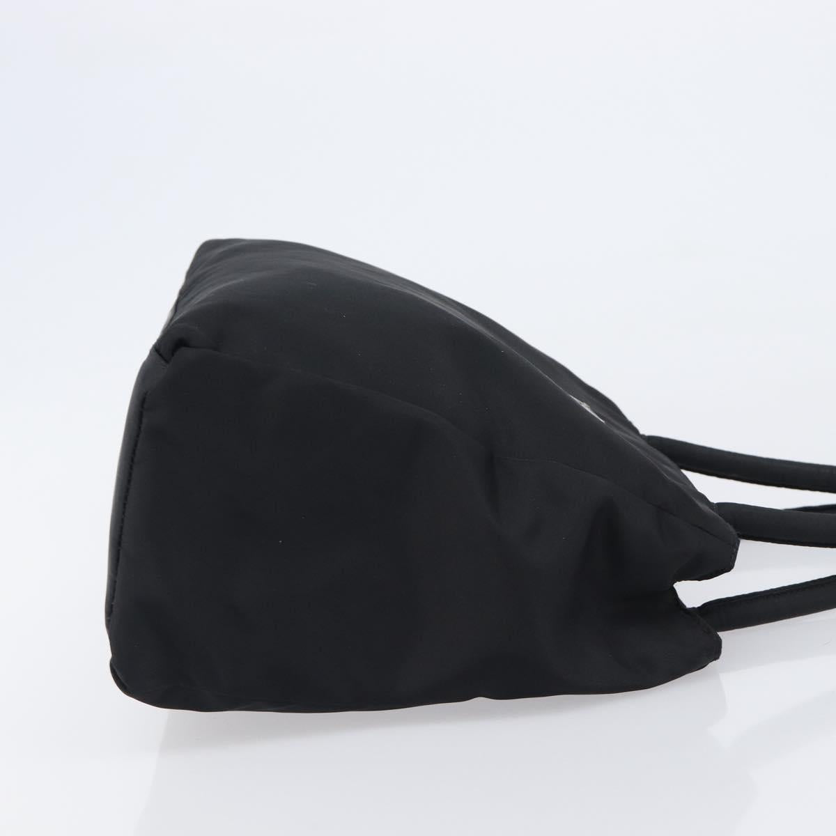 PRADA Hand Bag Nylon Black Auth 201421