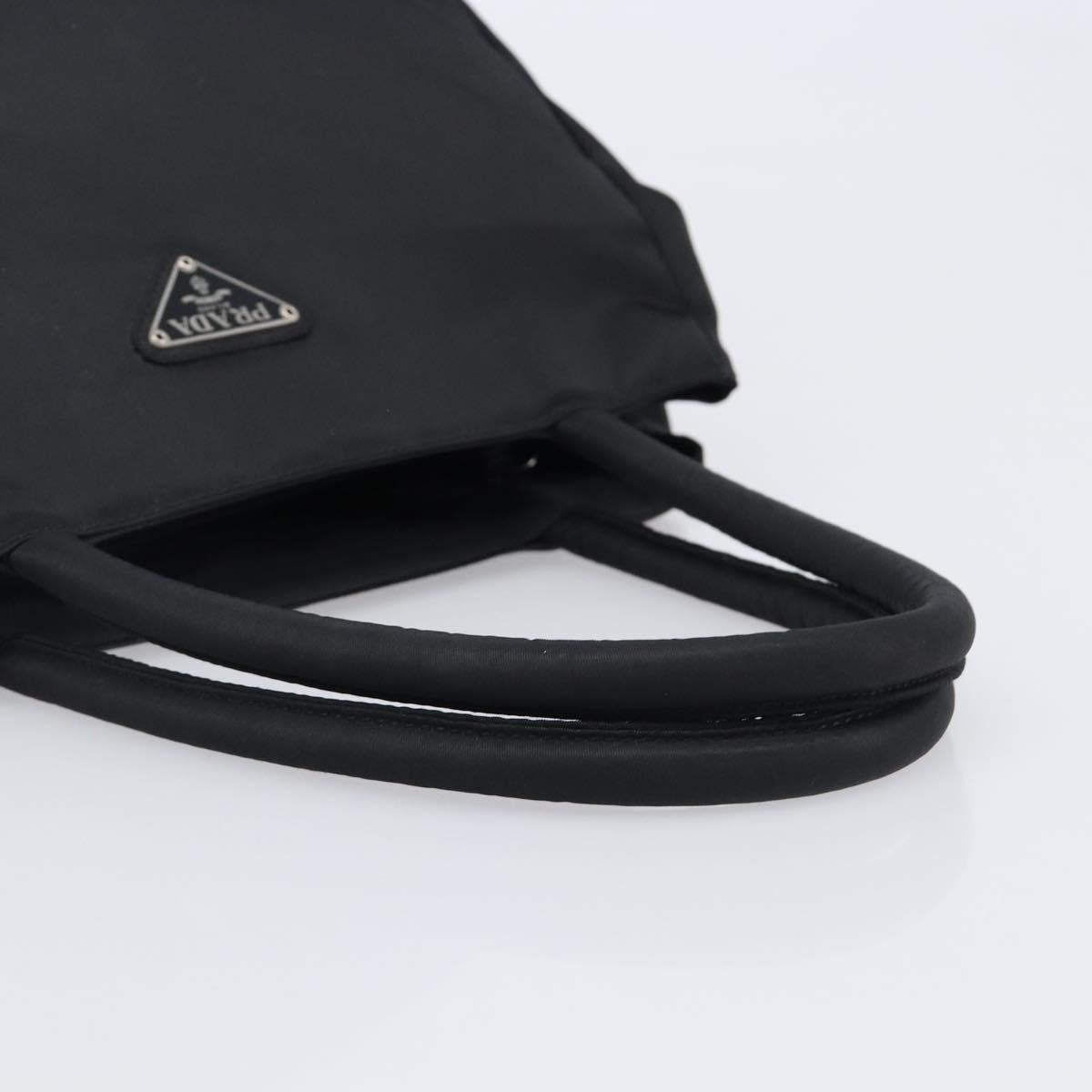 PRADA Hand Bag Nylon Black Auth 201421