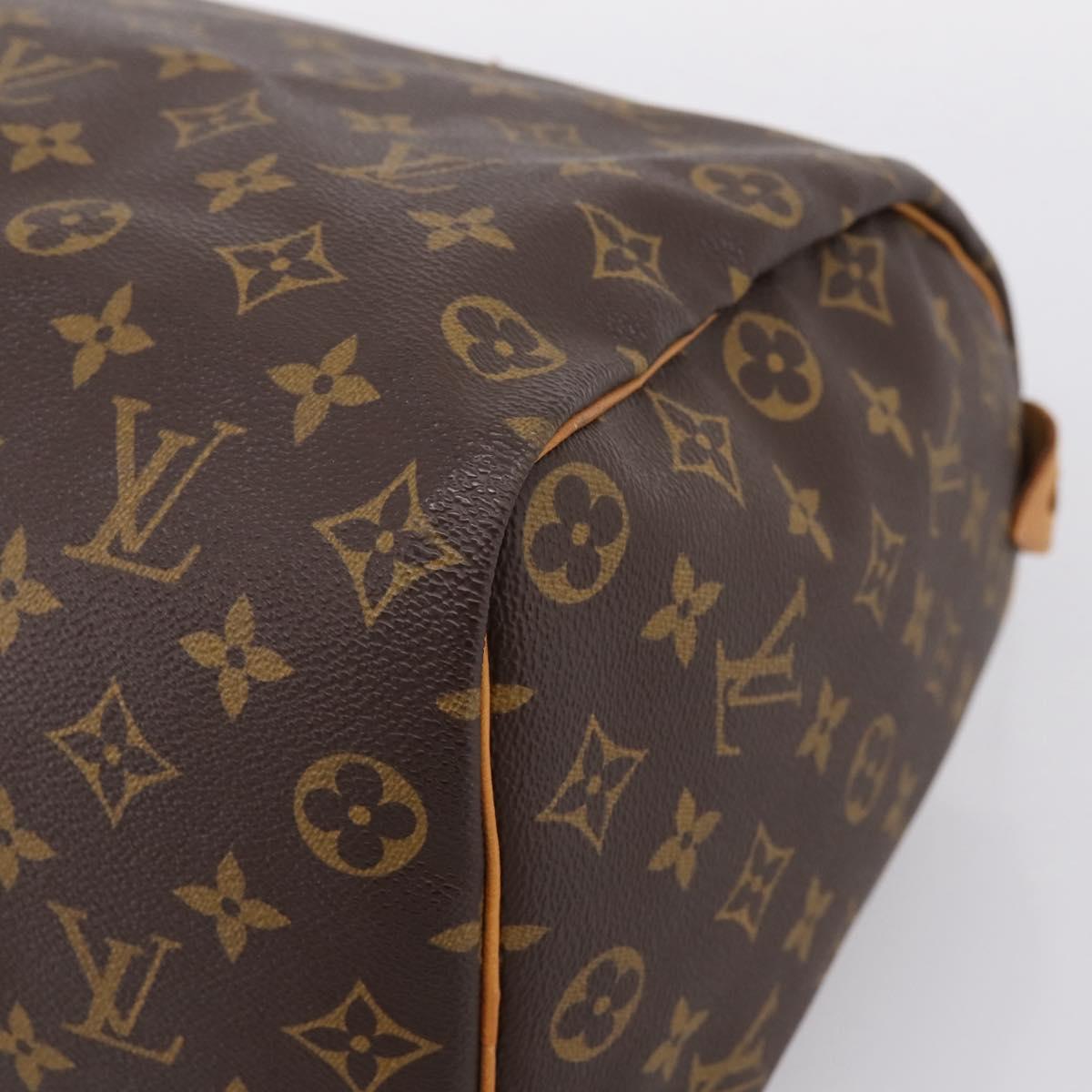 LOUIS VUITTON Monogram Speedy 35 Hand Bag M41524 LV Auth 201426