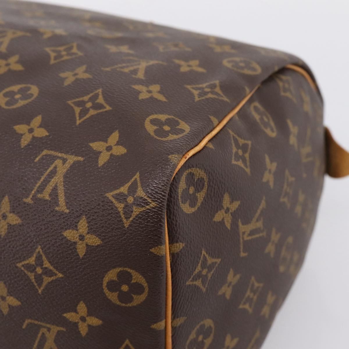 LOUIS VUITTON Monogram Speedy 35 Hand Bag M41524 LV Auth 201426