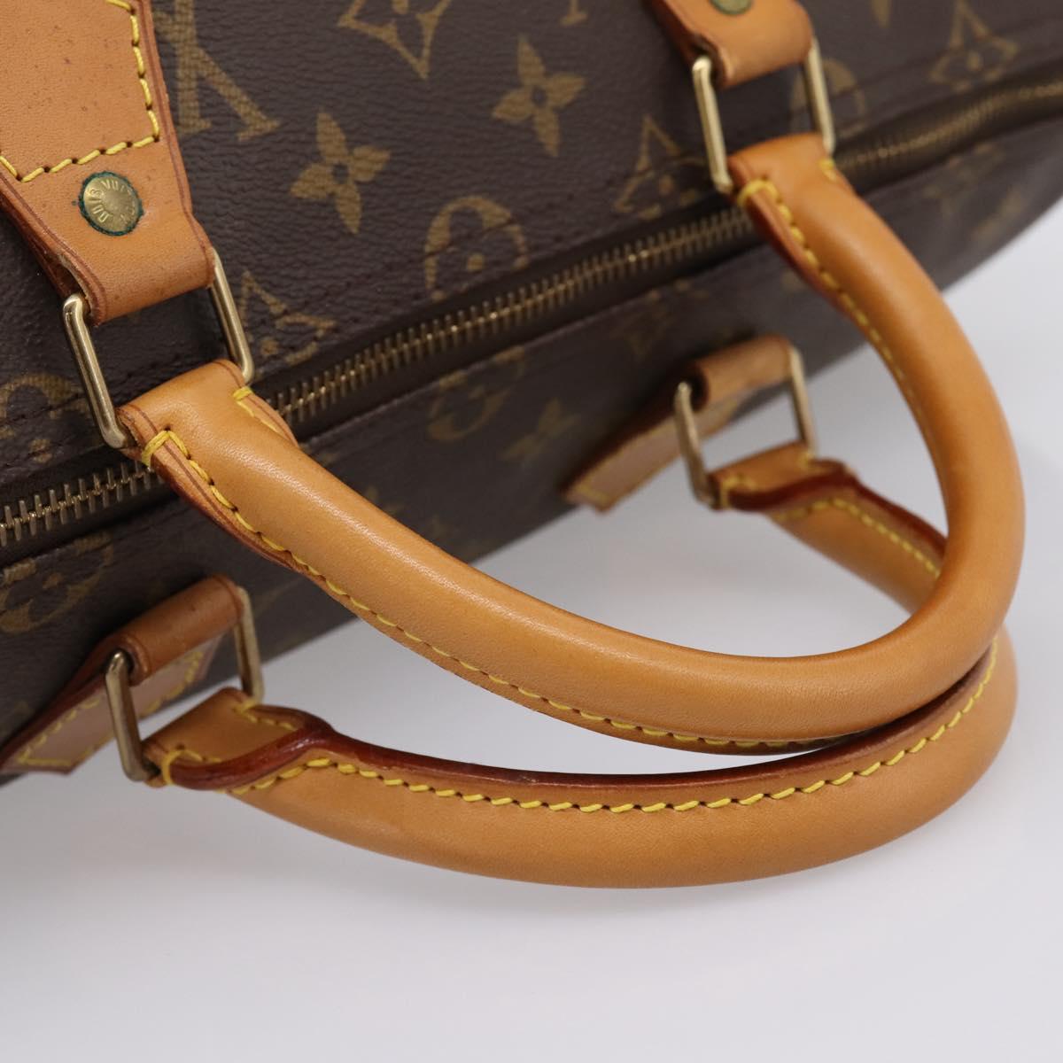 LOUIS VUITTON Monogram Speedy 35 Hand Bag M41524 LV Auth 201426