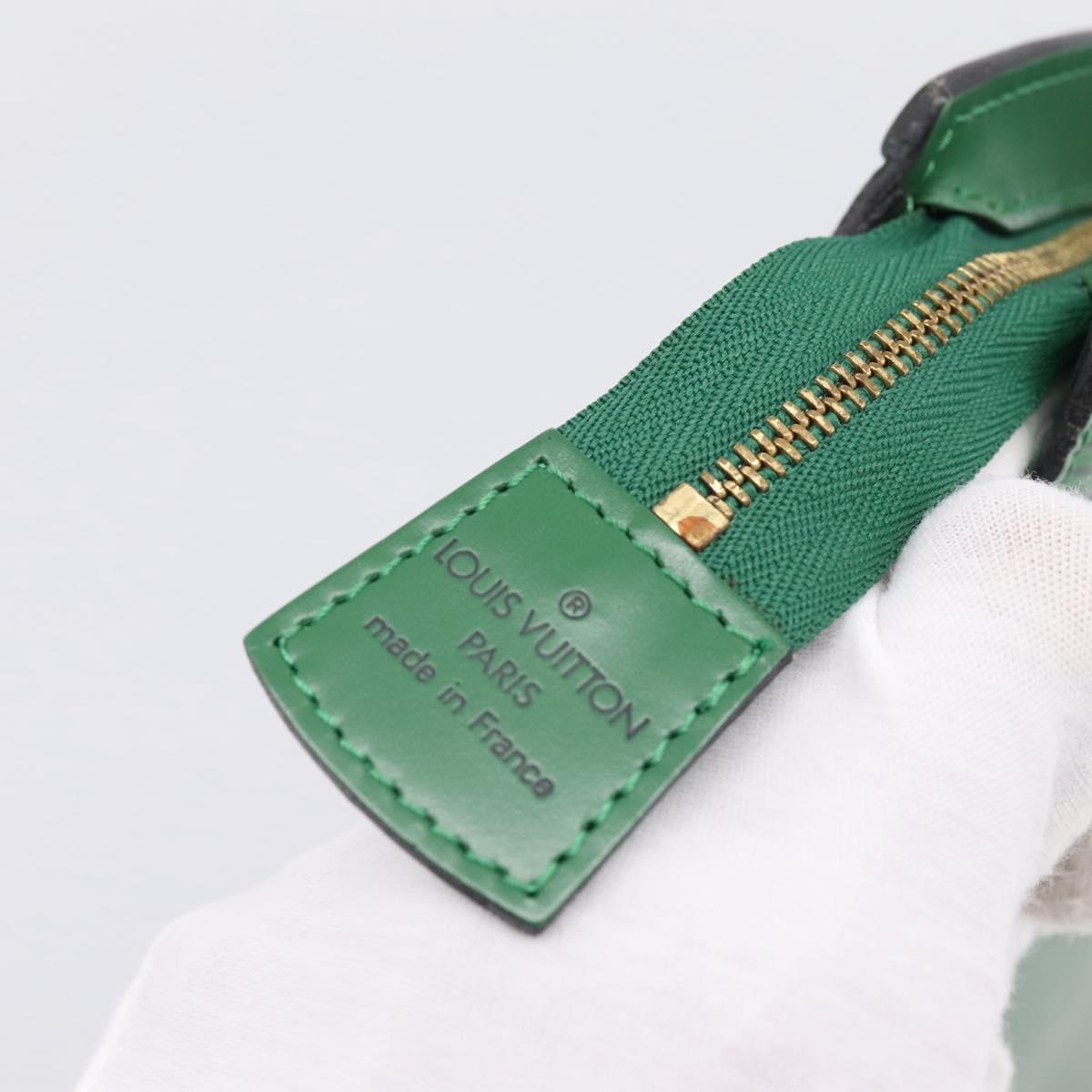 LOUIS VUITTON Epi Trousse Crete Pouch Green M48404 LV Auth 201429