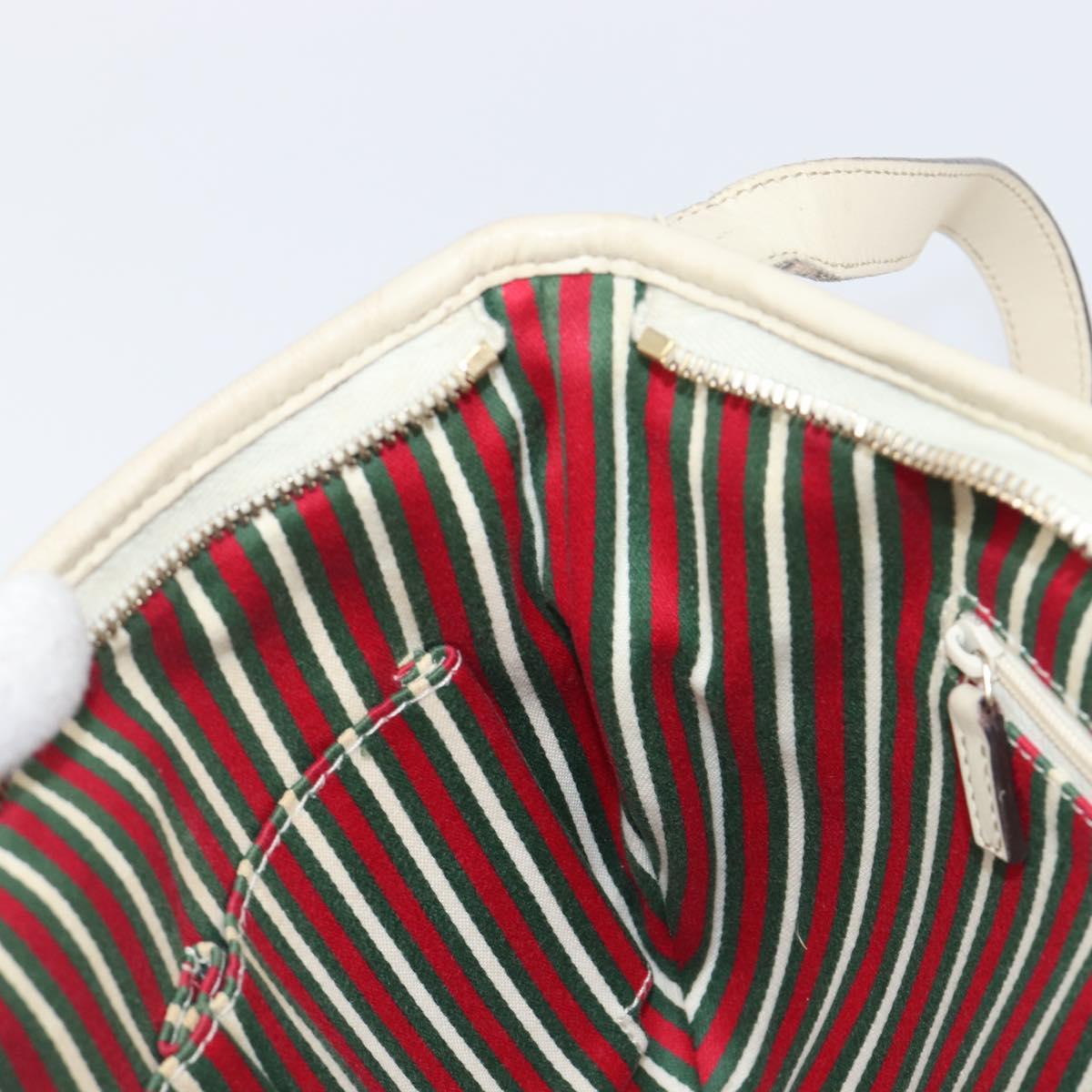 GUCCI GG Canvas Shoulder Bag Beige Gold Tone 169998 Auth 201433
