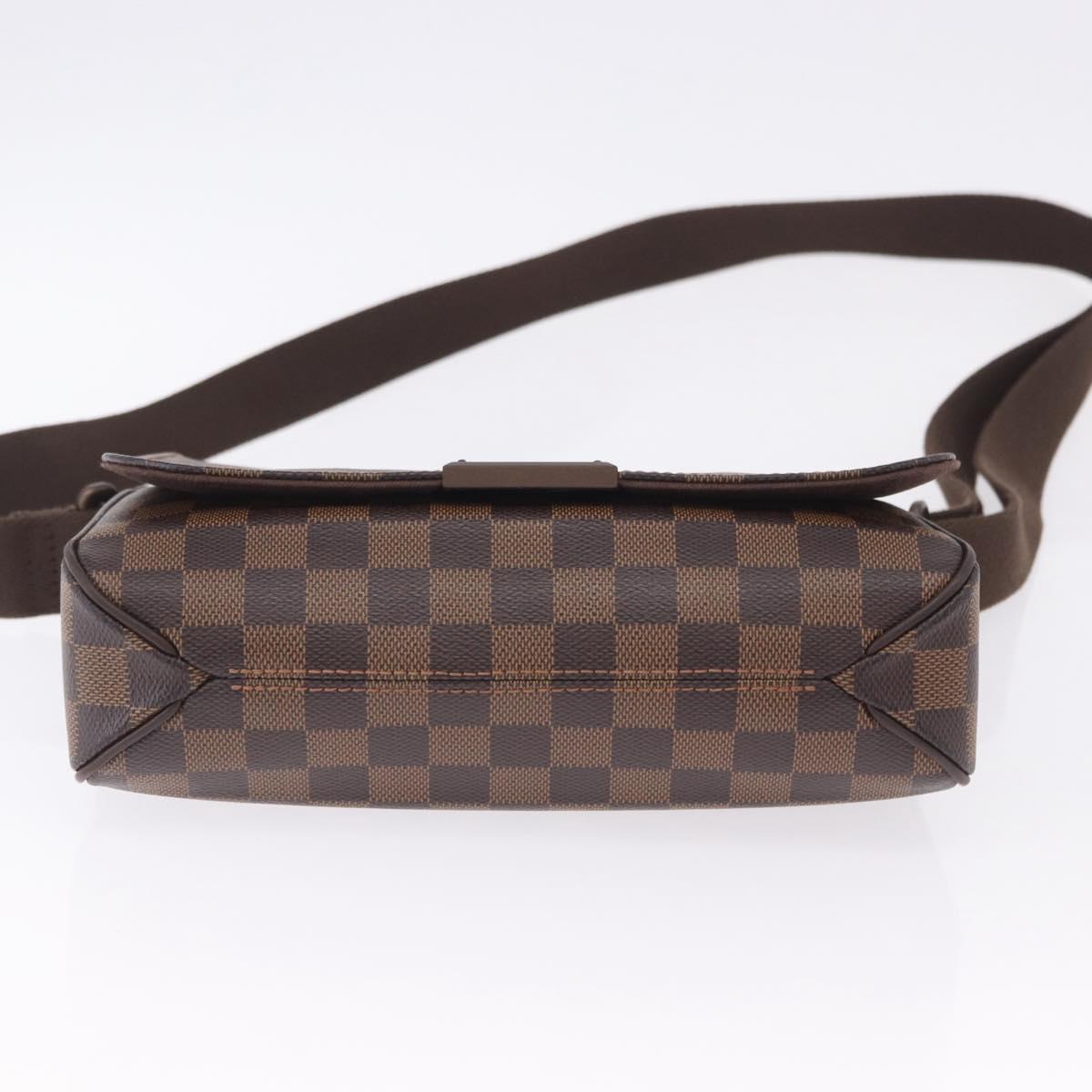 LOUIS VUITTON Damier Ebene District PM Shoulder Bag N41213 LV Auth 201434V