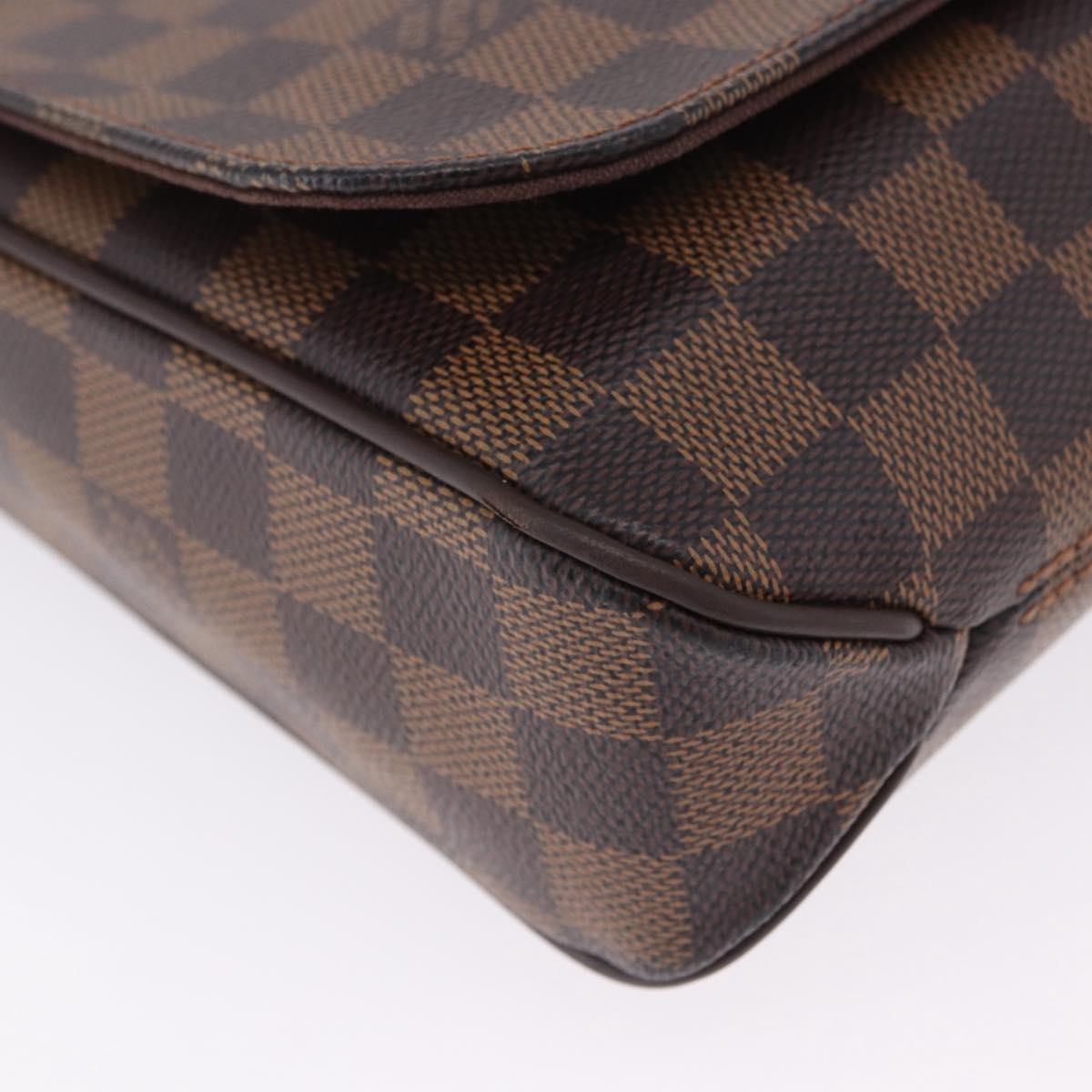 LOUIS VUITTON Damier Ebene District PM Shoulder Bag N41213 LV Auth 201434V