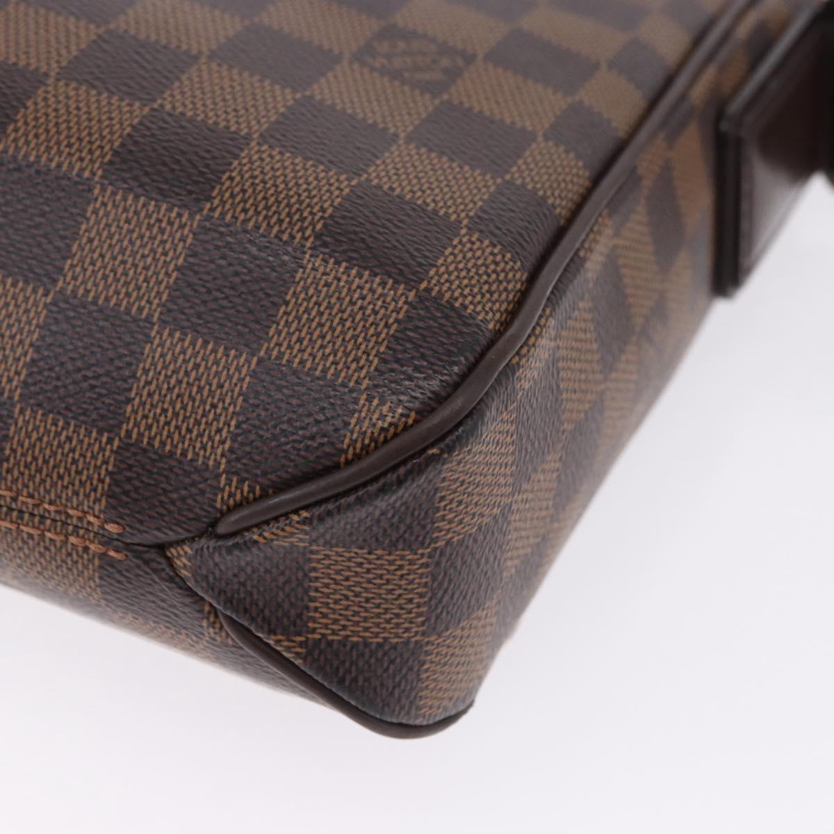LOUIS VUITTON Damier Ebene District PM Shoulder Bag N41213 LV Auth 201434V