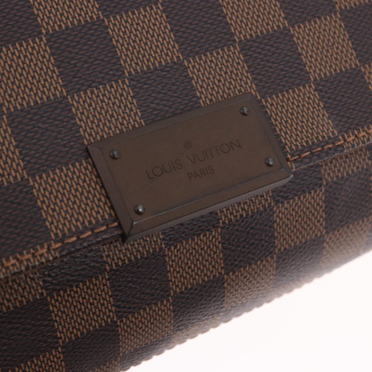 LOUIS VUITTON Damier Ebene District PM Shoulder Bag N41213 LV Auth 201434V