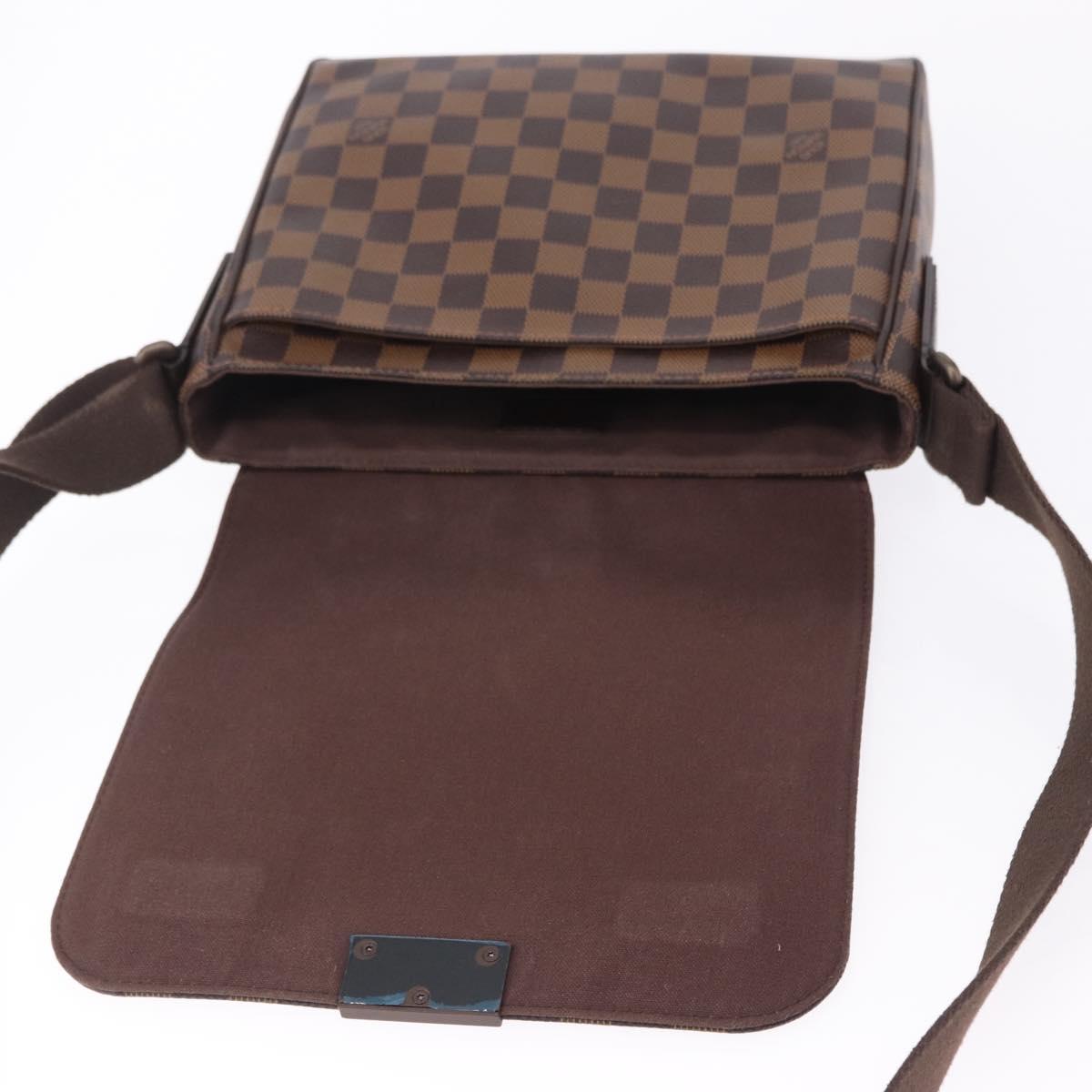 LOUIS VUITTON Damier Ebene District PM Shoulder Bag N41213 LV Auth 201434V