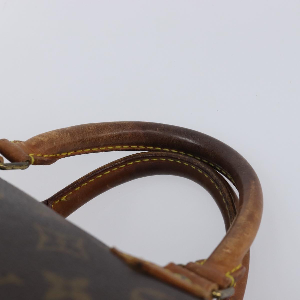 LOUIS VUITTON Monogram Speedy 35 Hand Bag M41524 LV Auth 201435