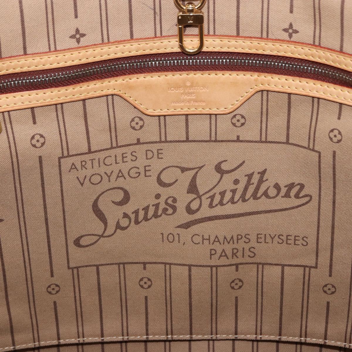 LOUIS VUITTON Monogram Neverfull GM Tote Bag M40157 LV Auth 201436V