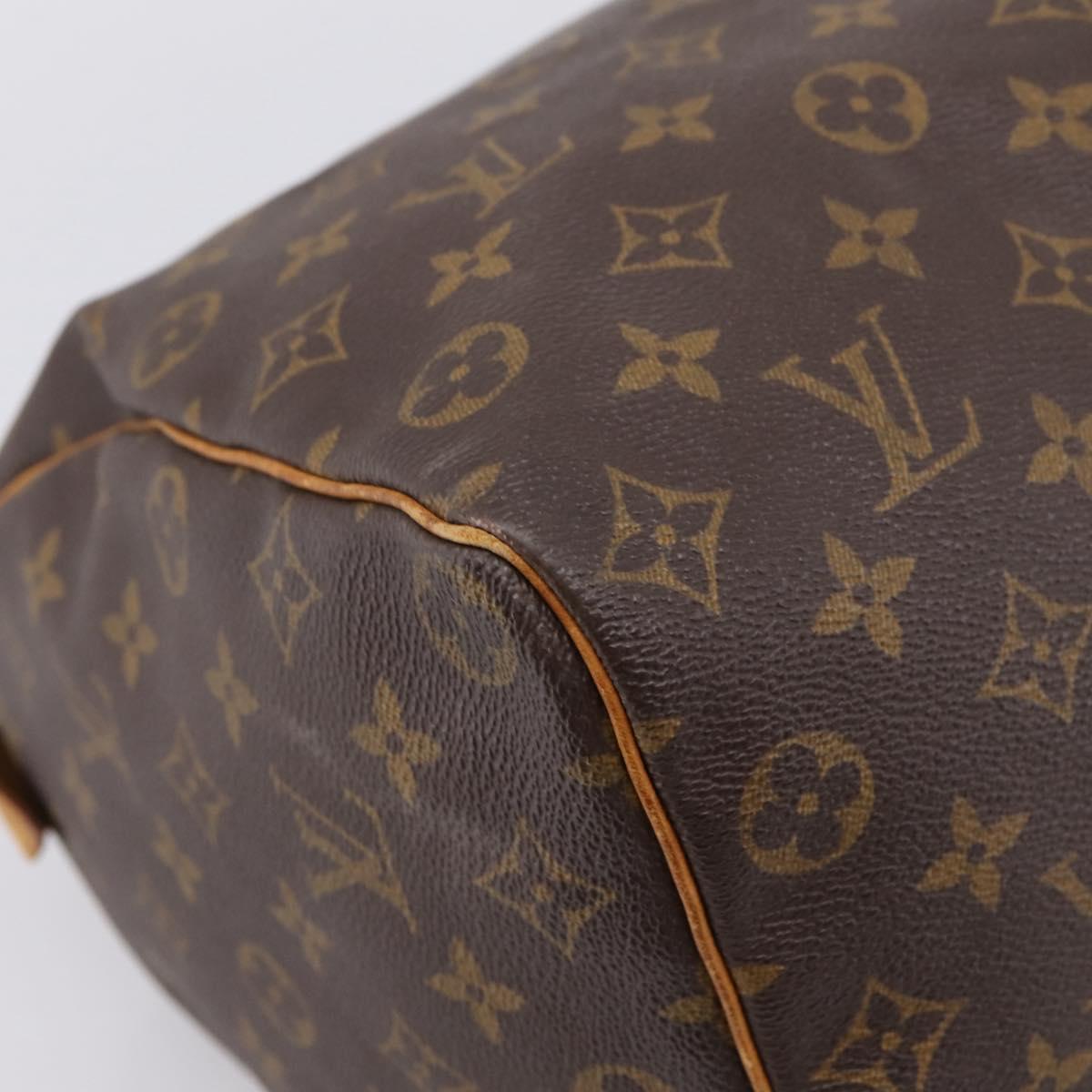 LOUIS VUITTON Monogram Speedy 35 Hand Bag M41524 LV Auth 201441