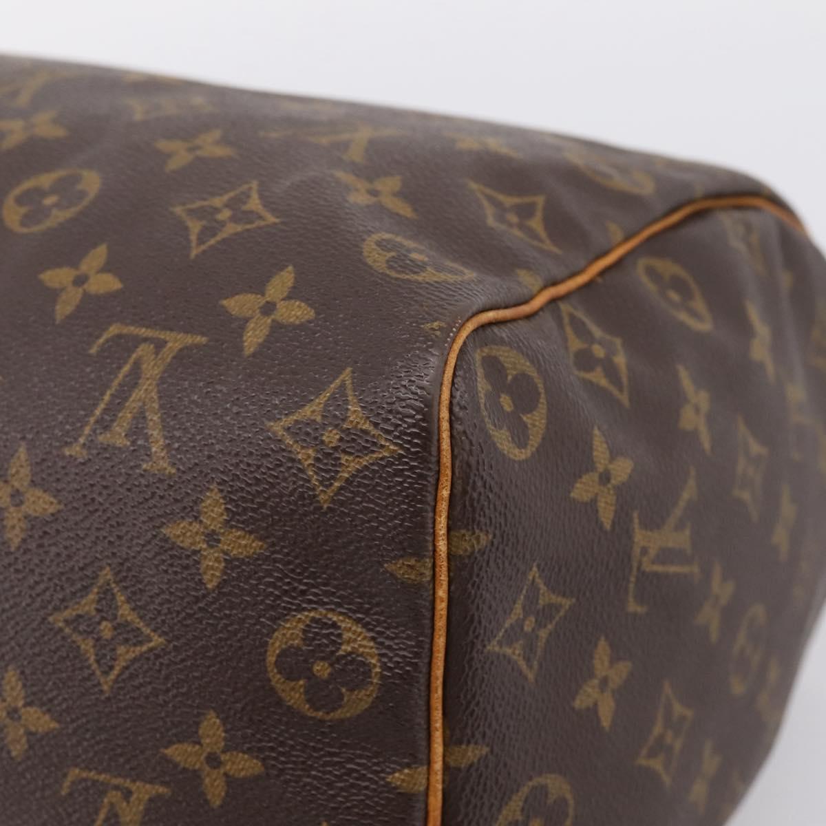 LOUIS VUITTON Monogram Speedy 35 Hand Bag M41524 LV Auth 201441