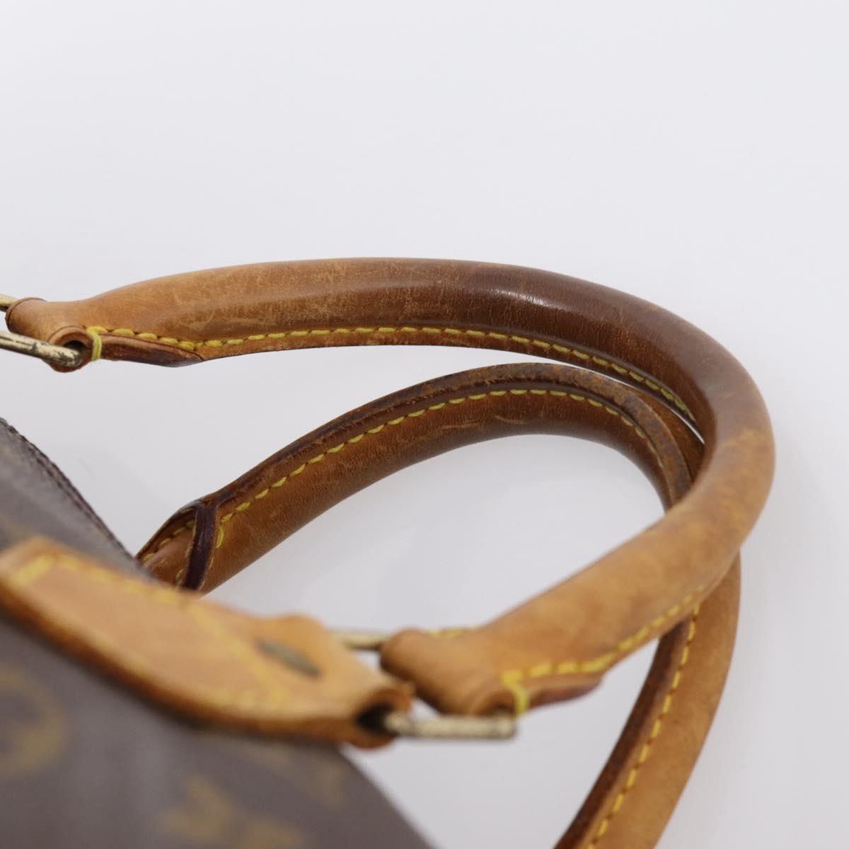 LOUIS VUITTON Monogram Speedy 35 Hand Bag M41524 LV Auth 201441
