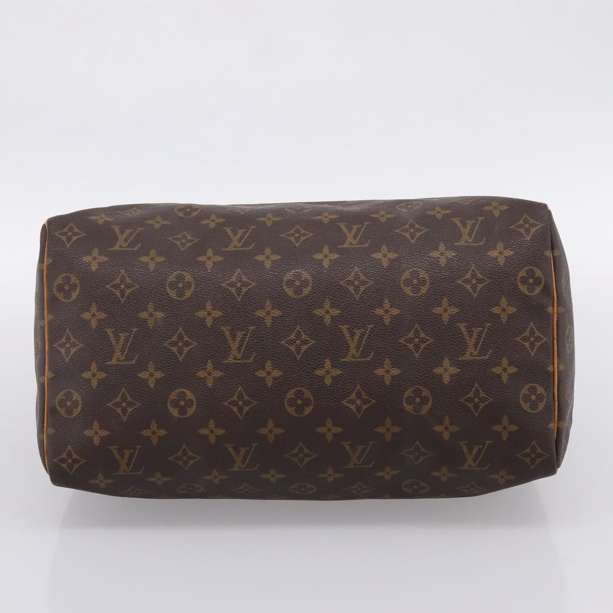 LOUIS VUITTON Monogram Speedy 35 Hand Bag M41524 LV Auth 201441