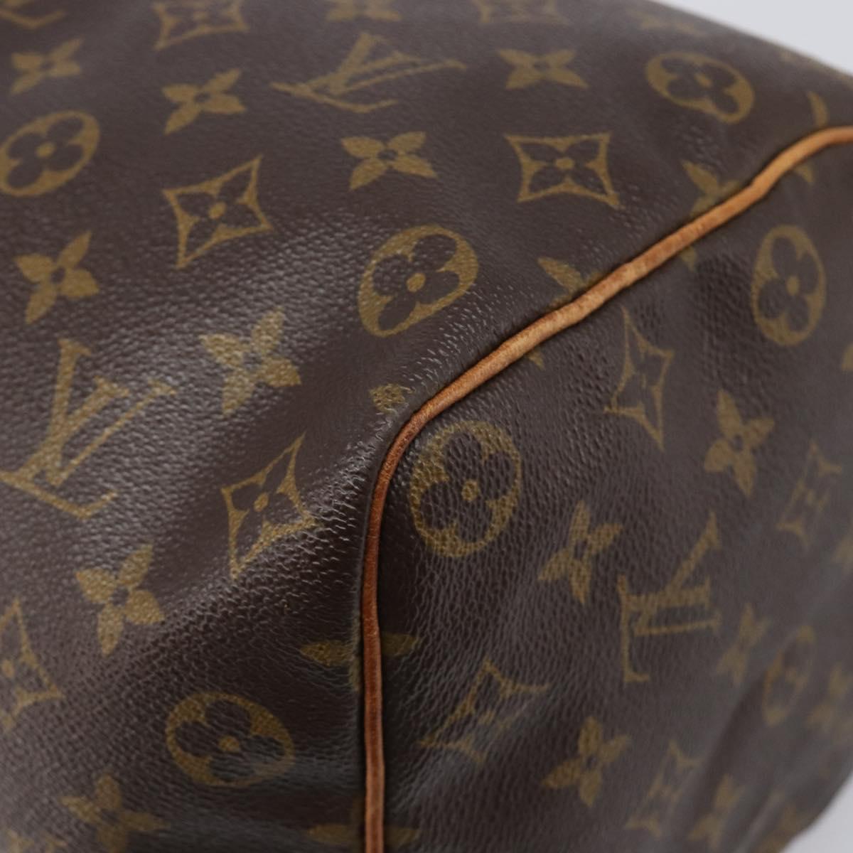 LOUIS VUITTON Monogram Speedy 35 Hand Bag M41524 LV Auth 201442V