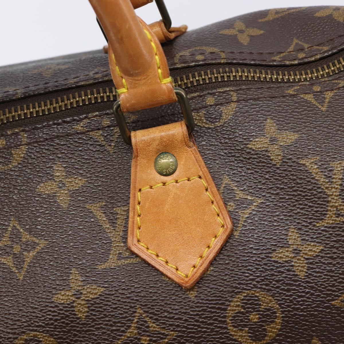 LOUIS VUITTON Monogram Speedy 35 Hand Bag M41524 LV Auth 201442V