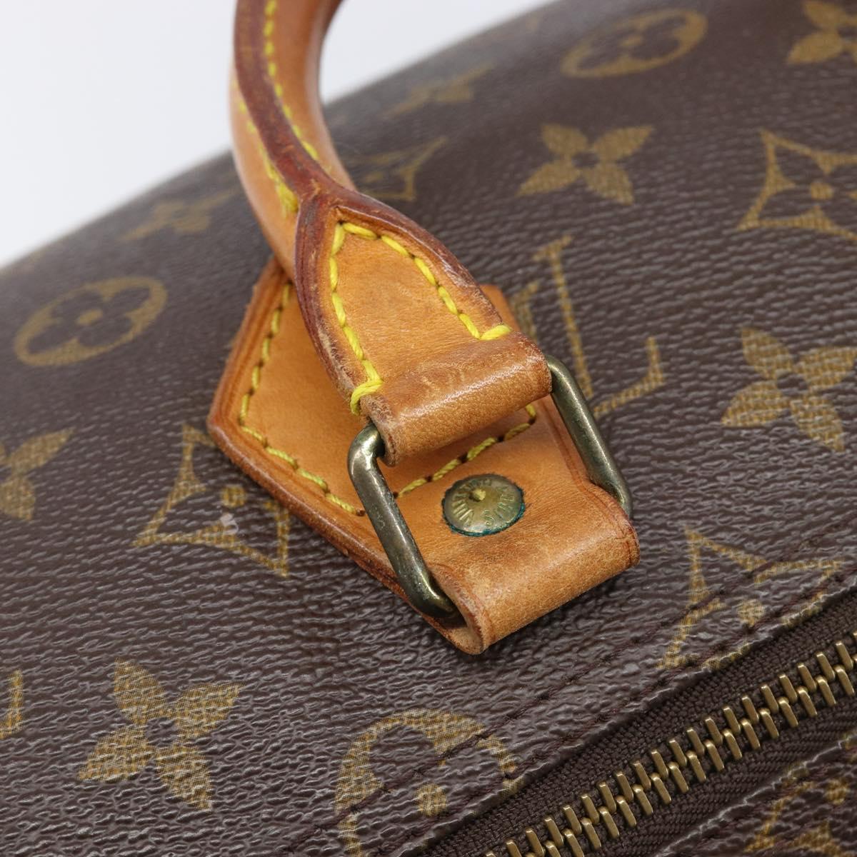 LOUIS VUITTON Monogram Speedy 35 Hand Bag M41524 LV Auth 201442V