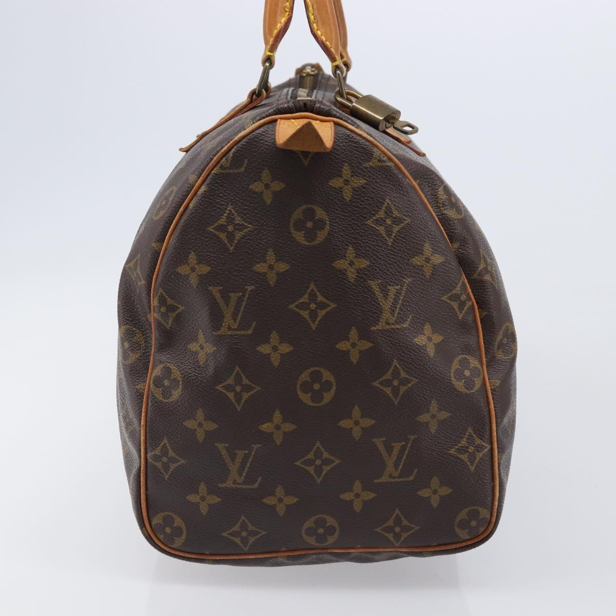 LOUIS VUITTON Monogram Speedy 35 Hand Bag M41524 LV Auth 201442V
