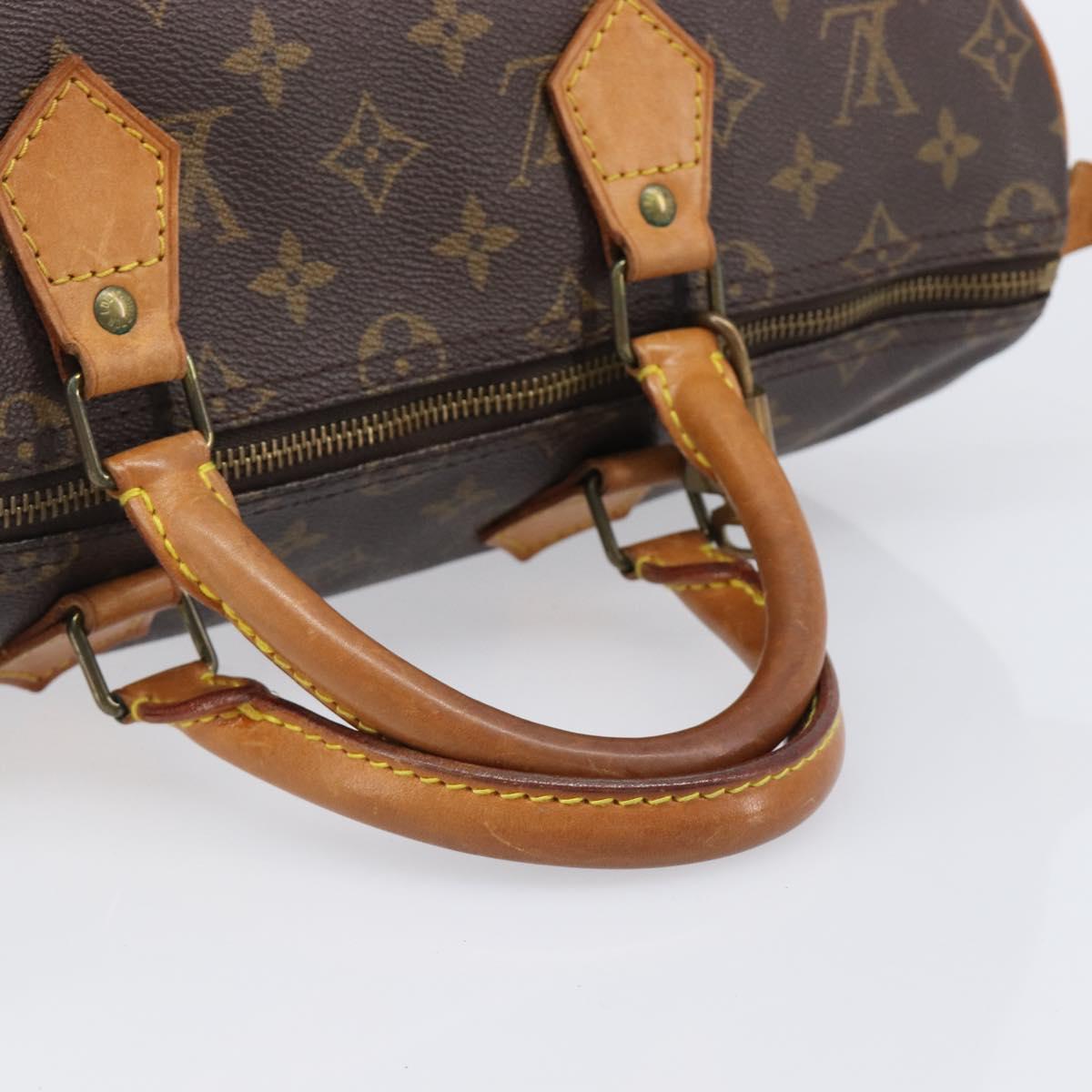 LOUIS VUITTON Monogram Speedy 35 Hand Bag M41524 LV Auth 201442V