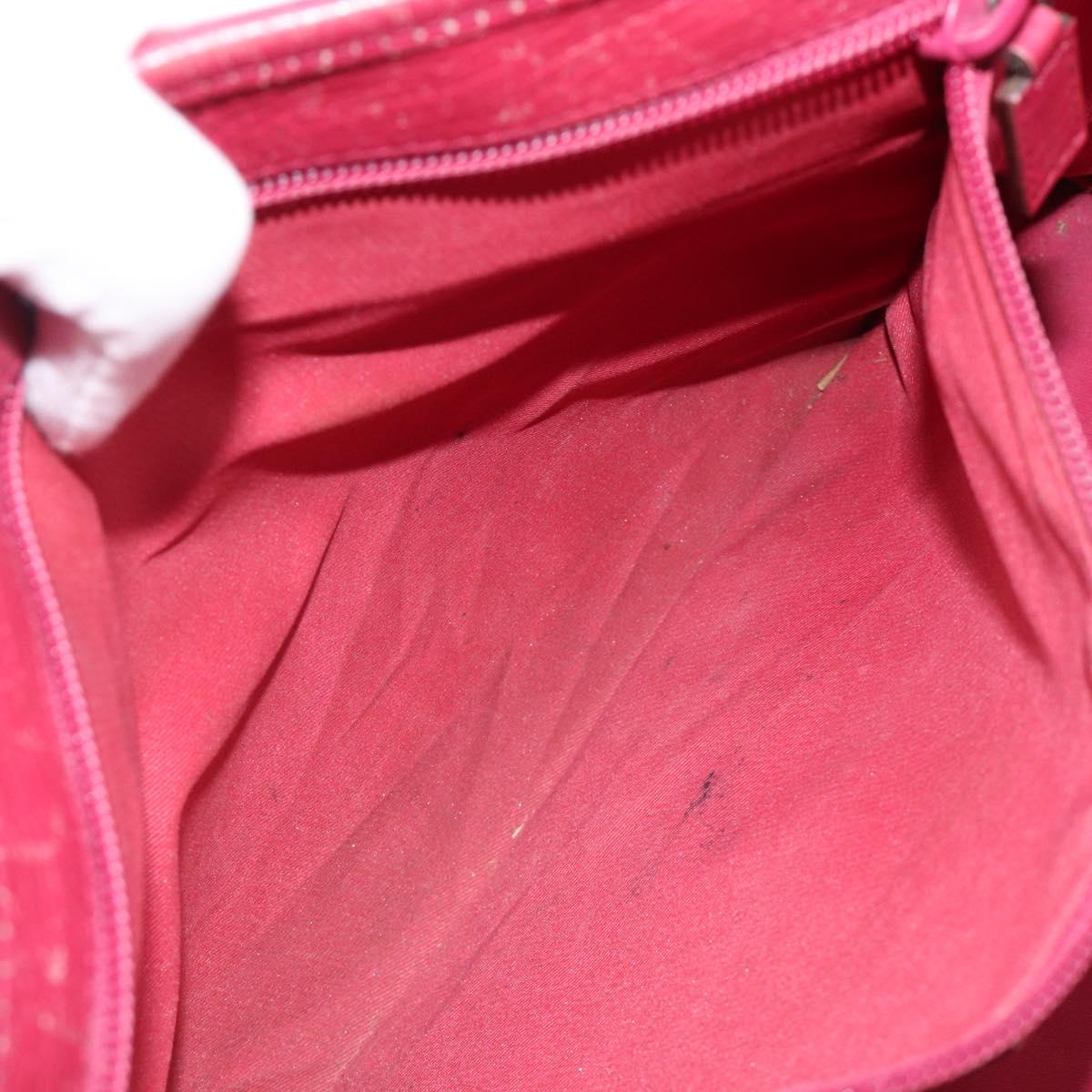 GUCCI GG Supreme Tote Bag PVC Beige Silver 114595 Auth 201444