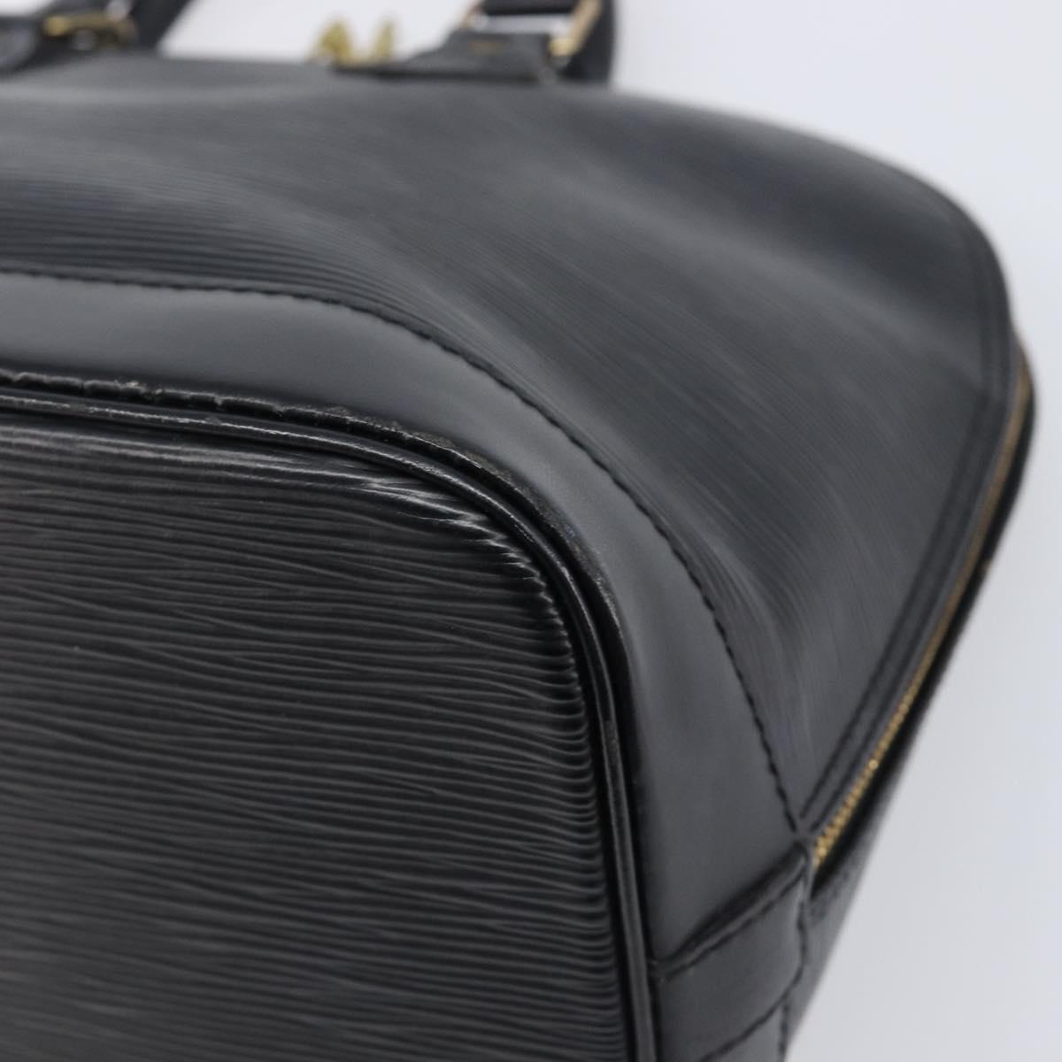 LOUIS VUITTON Epi Alma Hand Bag Noir Black M52142 LV Auth 201447A