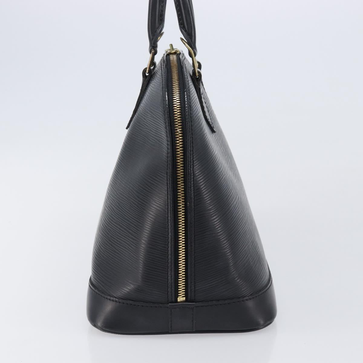 LOUIS VUITTON Epi Alma Hand Bag Noir Black M52142 LV Auth 201447A