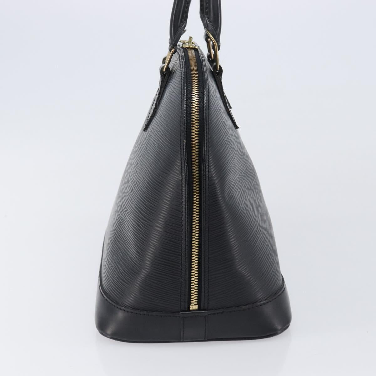LOUIS VUITTON Epi Alma Hand Bag Noir Black M52142 LV Auth 201447A
